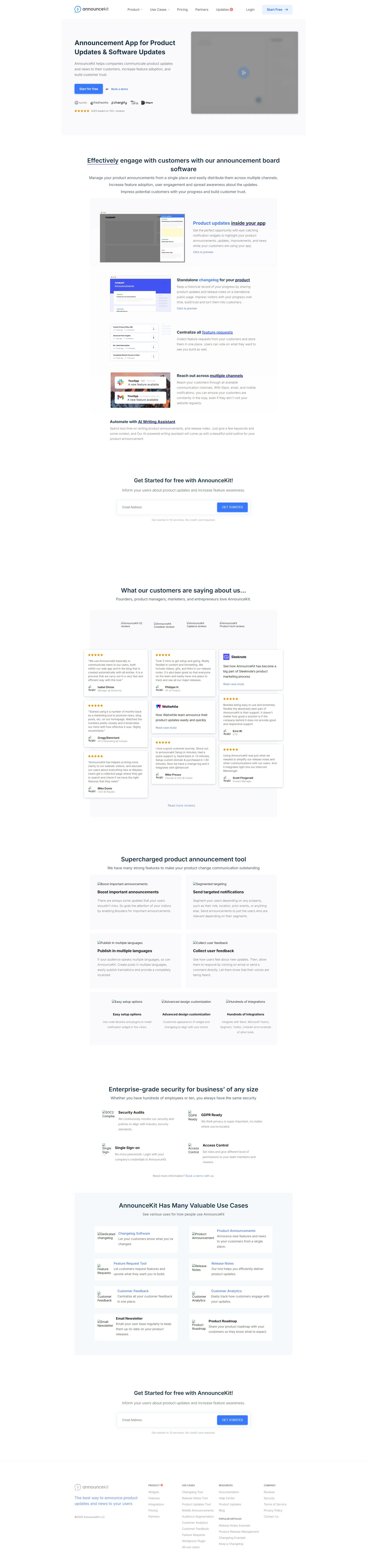 announcekit.app screenshot