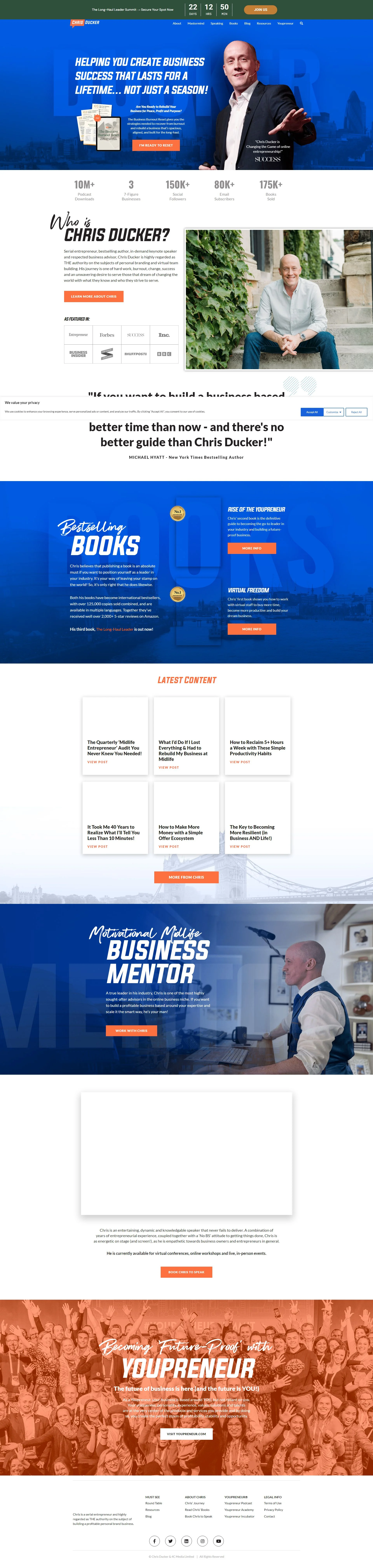 chrisducker.com screenshot