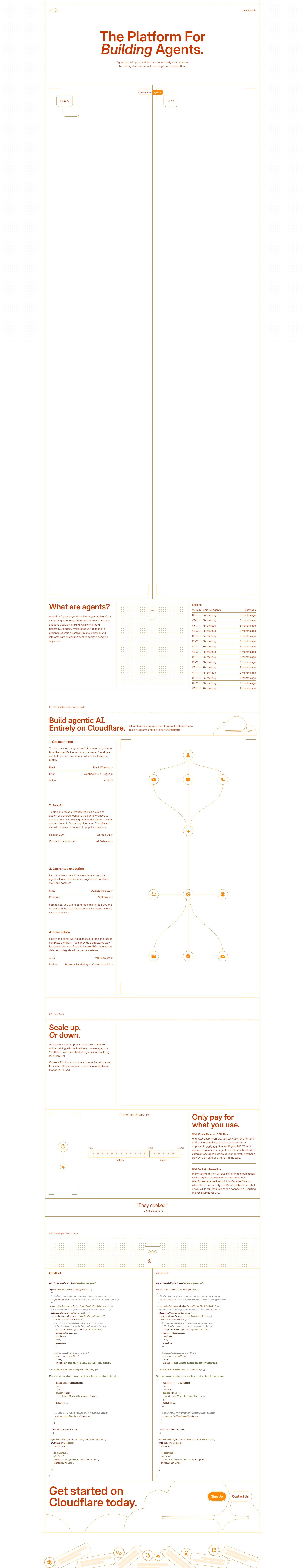 Cloudflare Agents screenshot