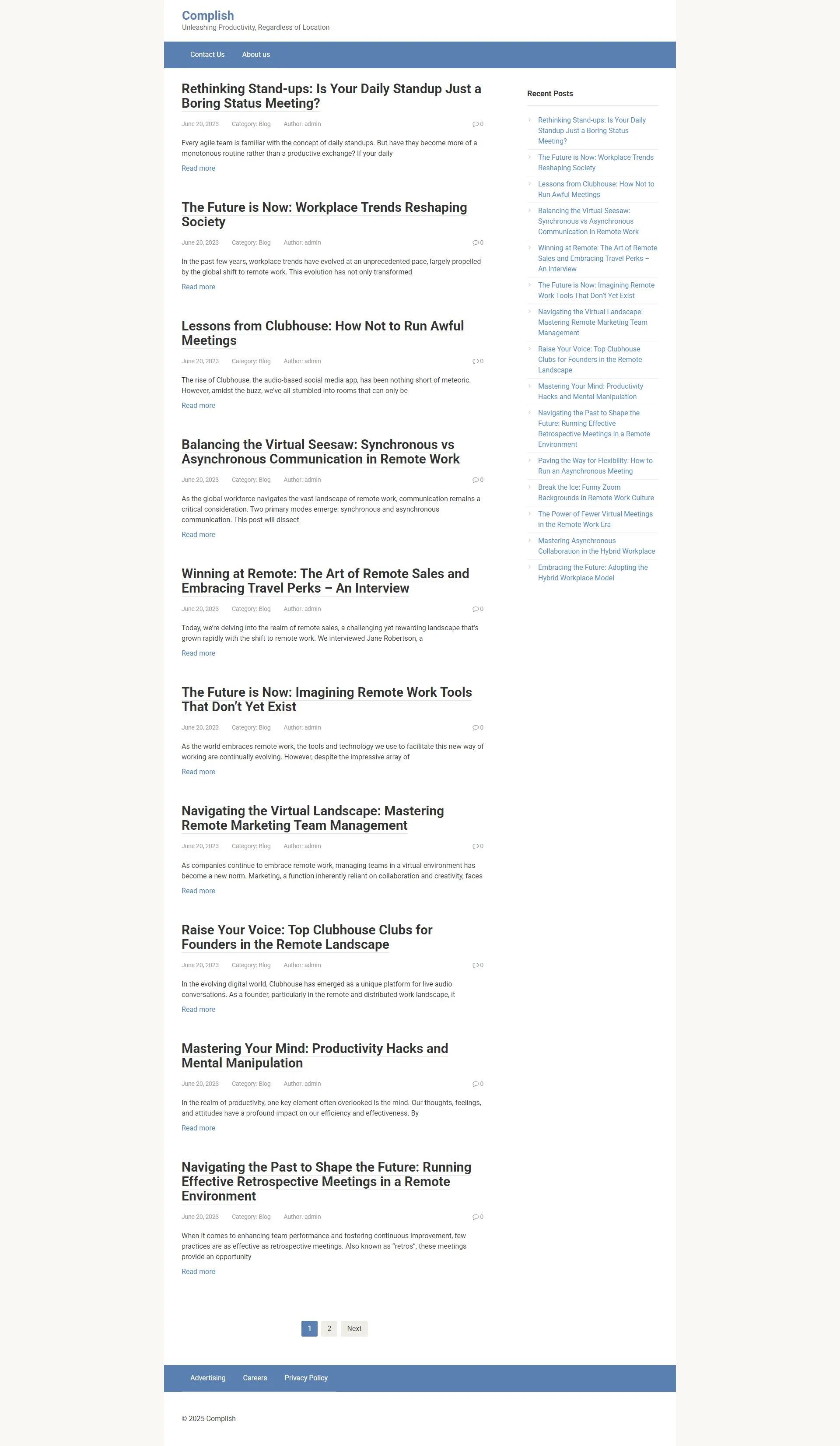 complish.app screenshot