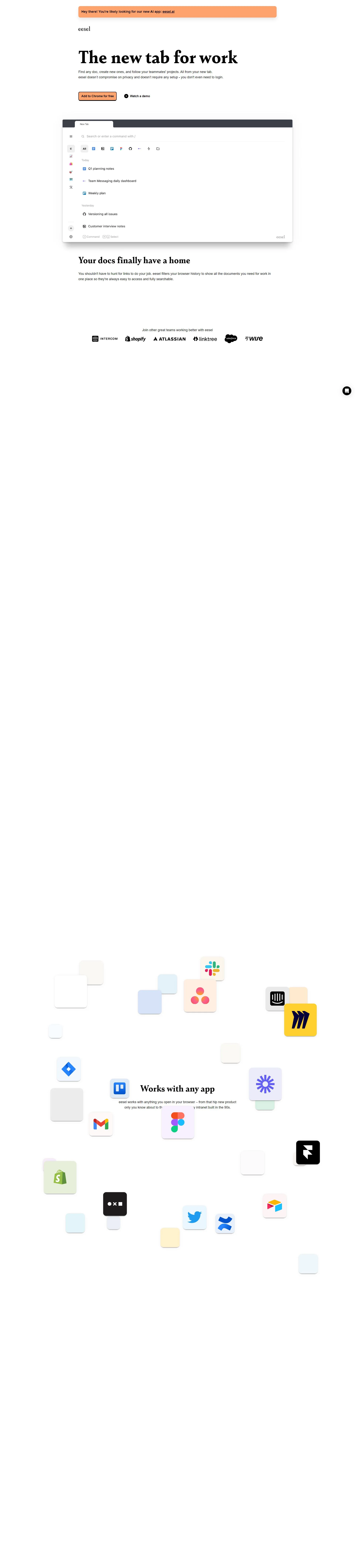 eesel.app screenshot