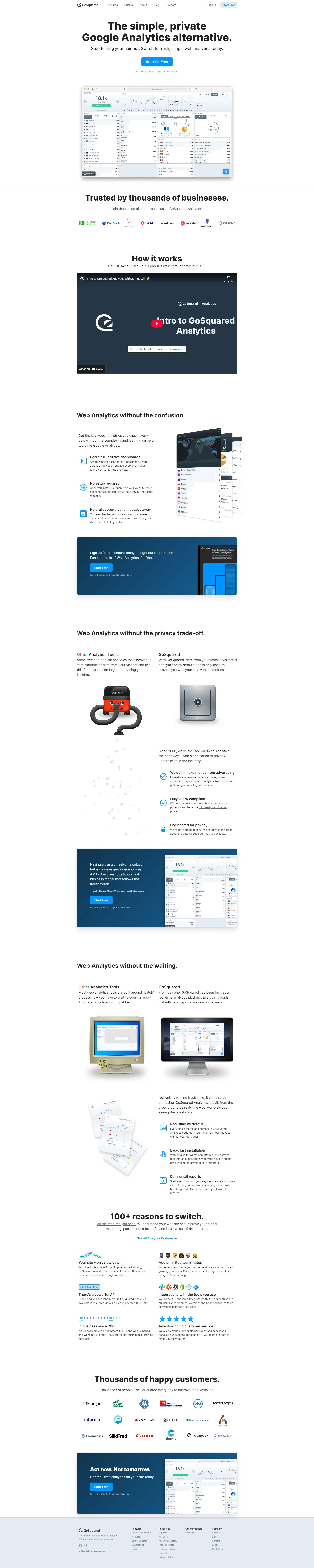 gosquared.com screenshot