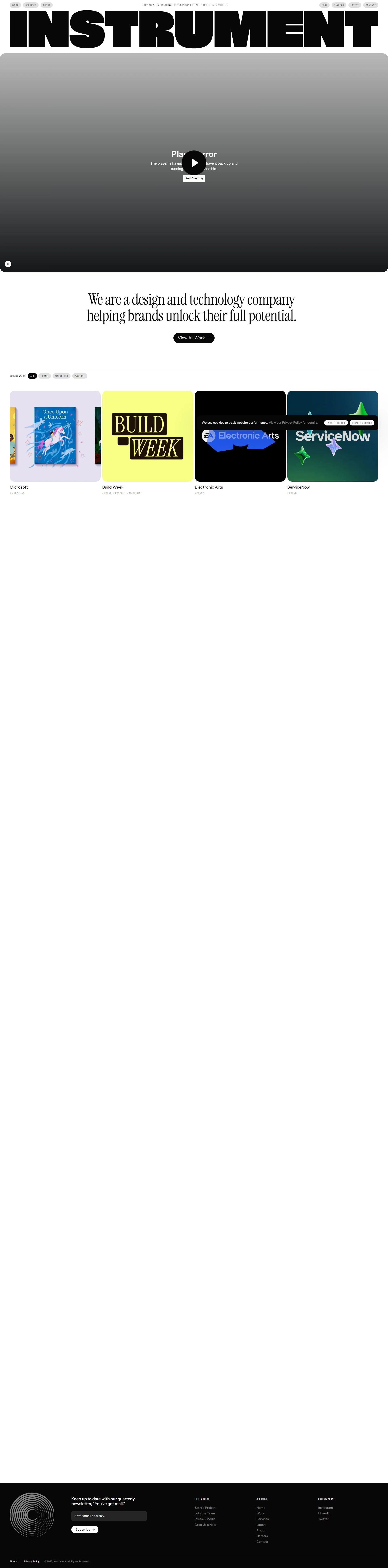 Instrument screenshot