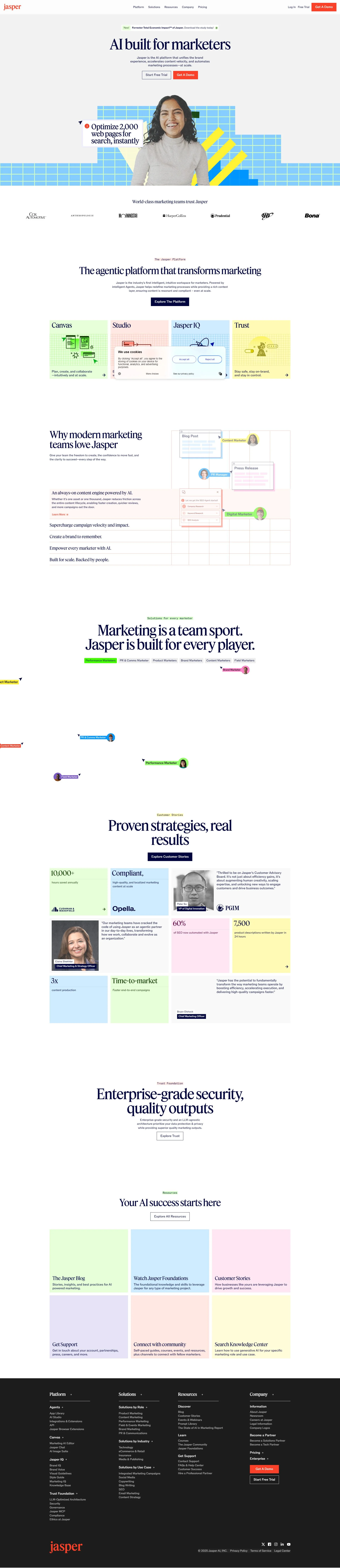 jasper.ai screenshot