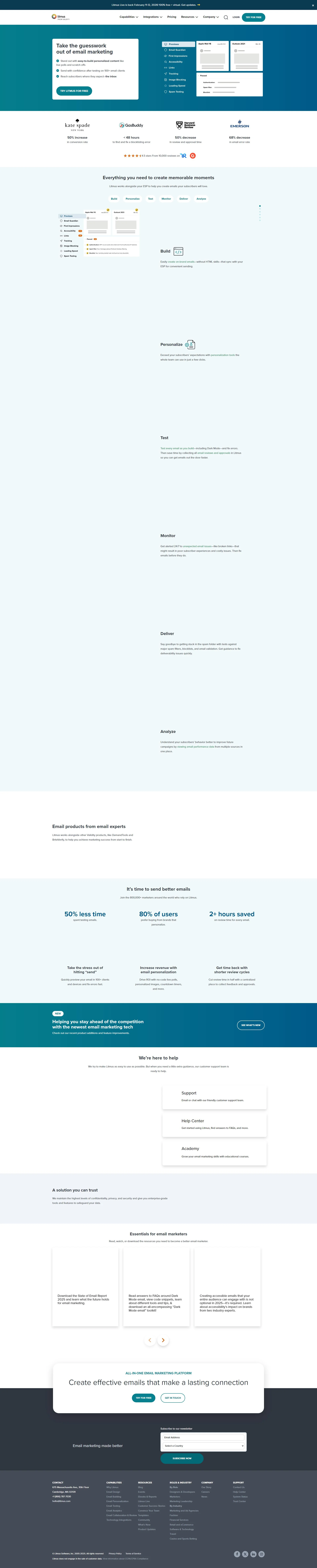 litmus.com screenshot