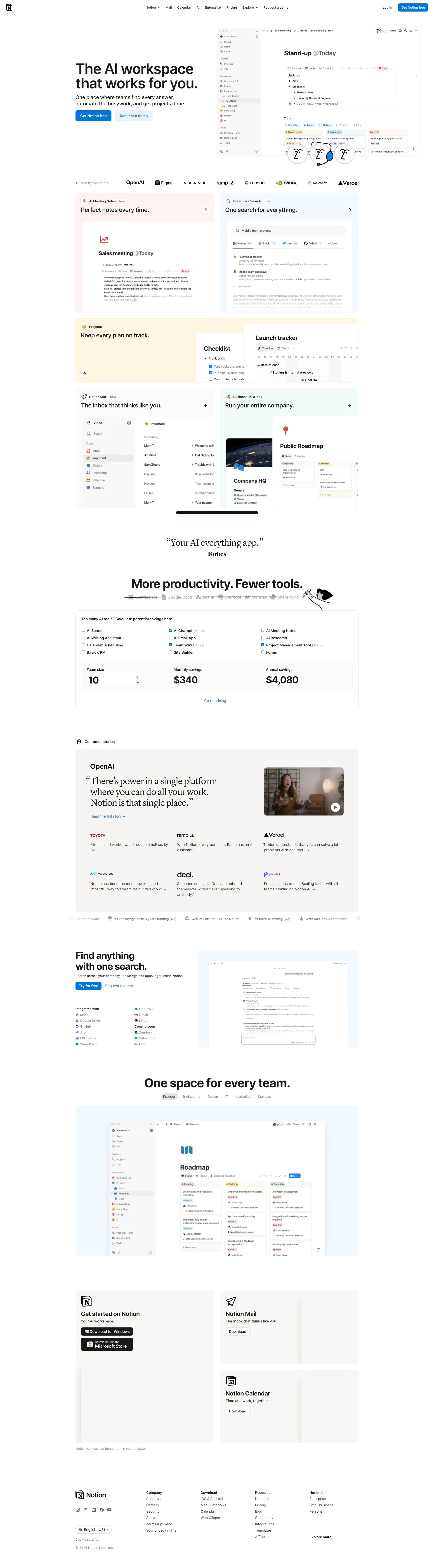 notion.so screenshot