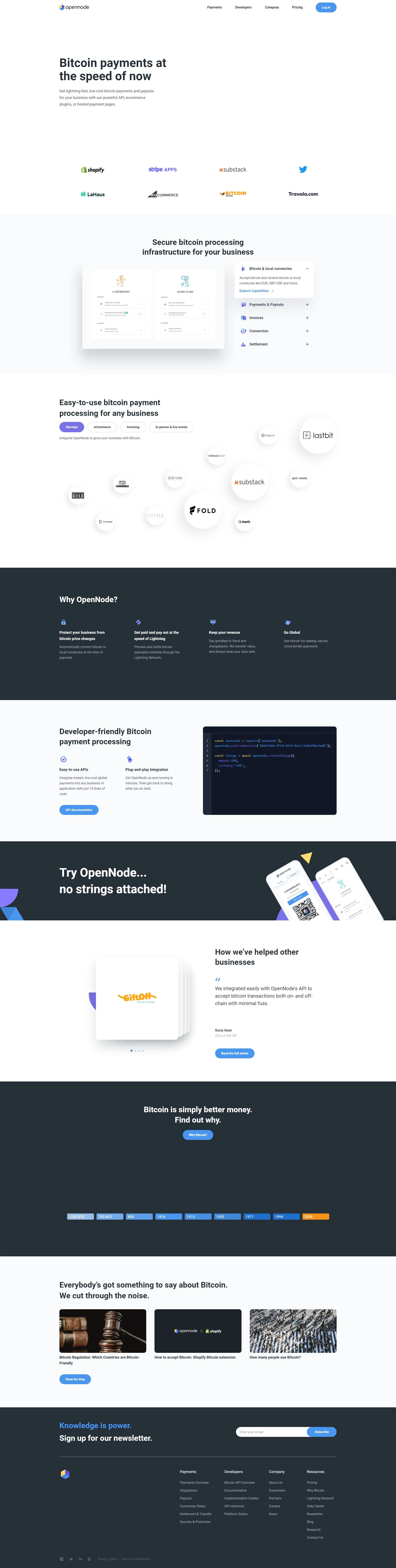 opennode.com screenshot