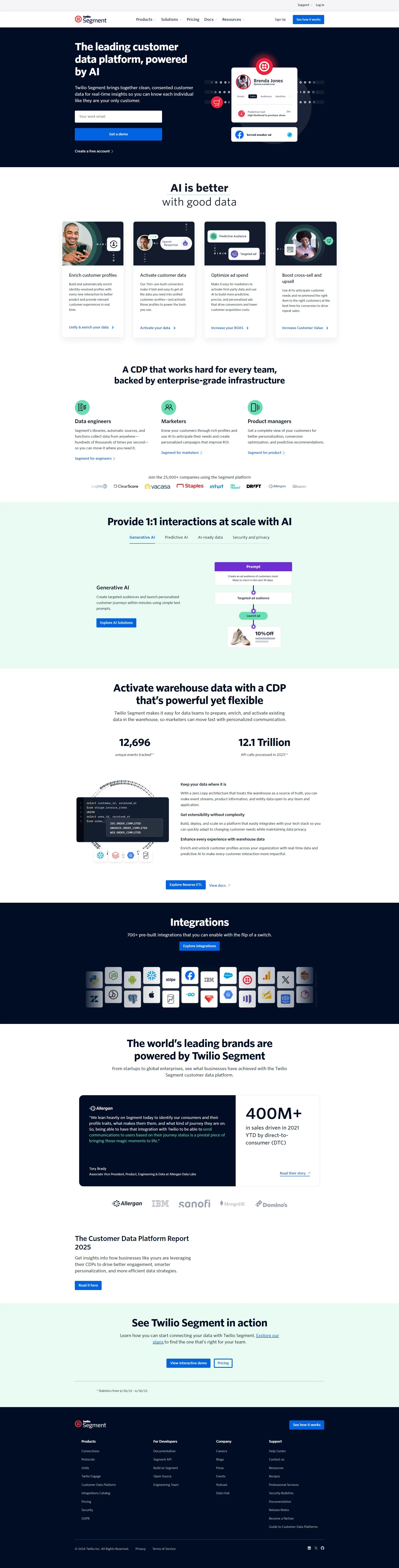 segment.com screenshot