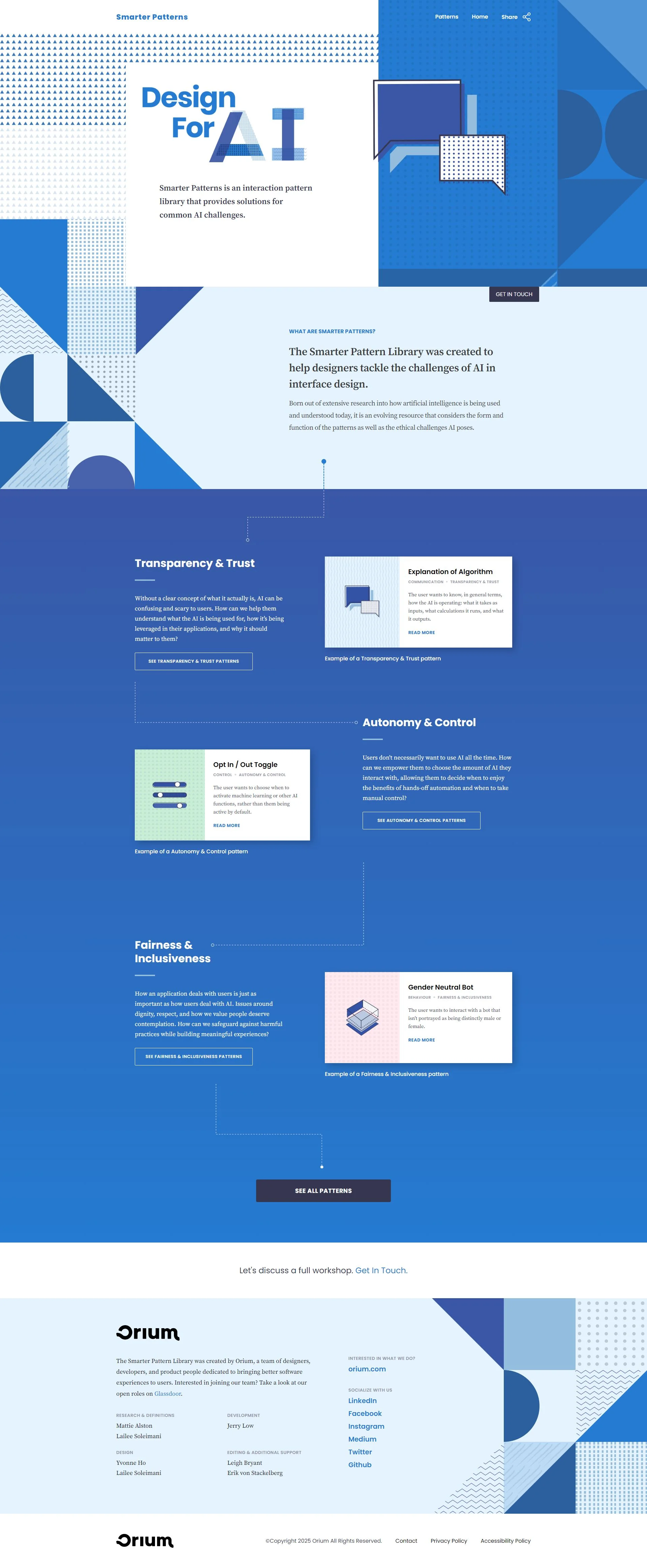 smarterpatterns.com screenshot