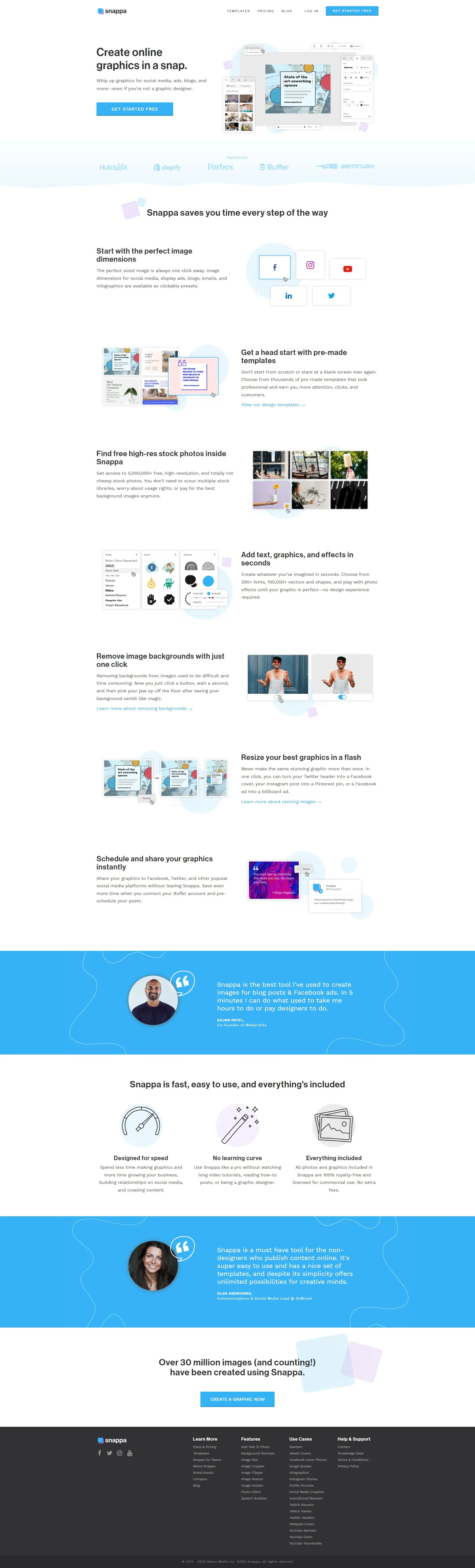 snappa.io screenshot