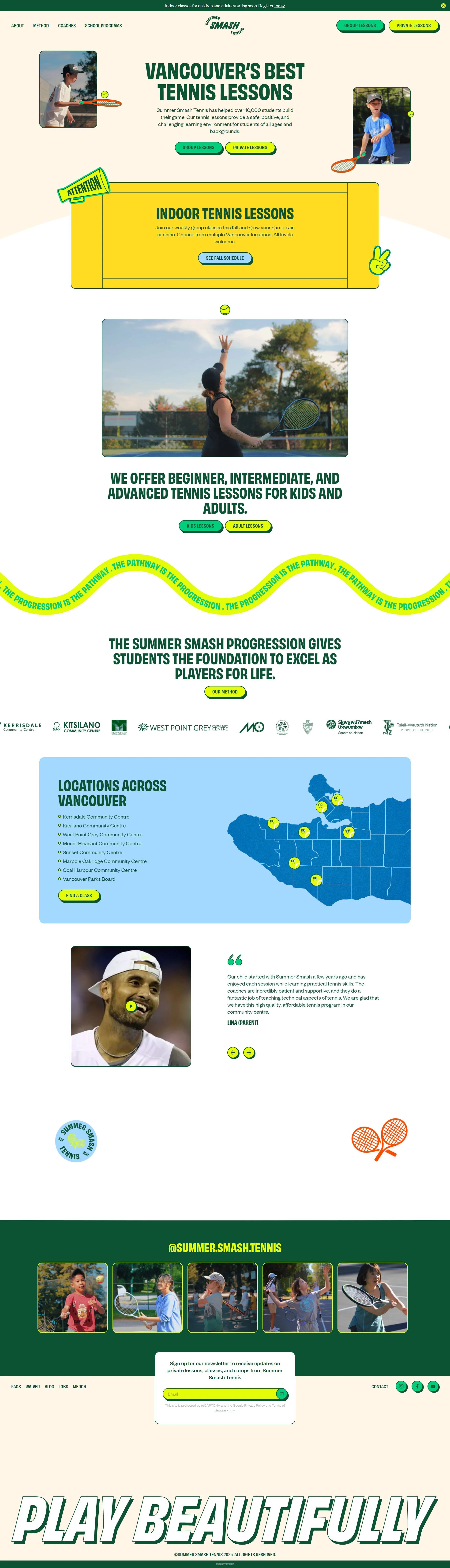 Summer Smash Tennis screenshot