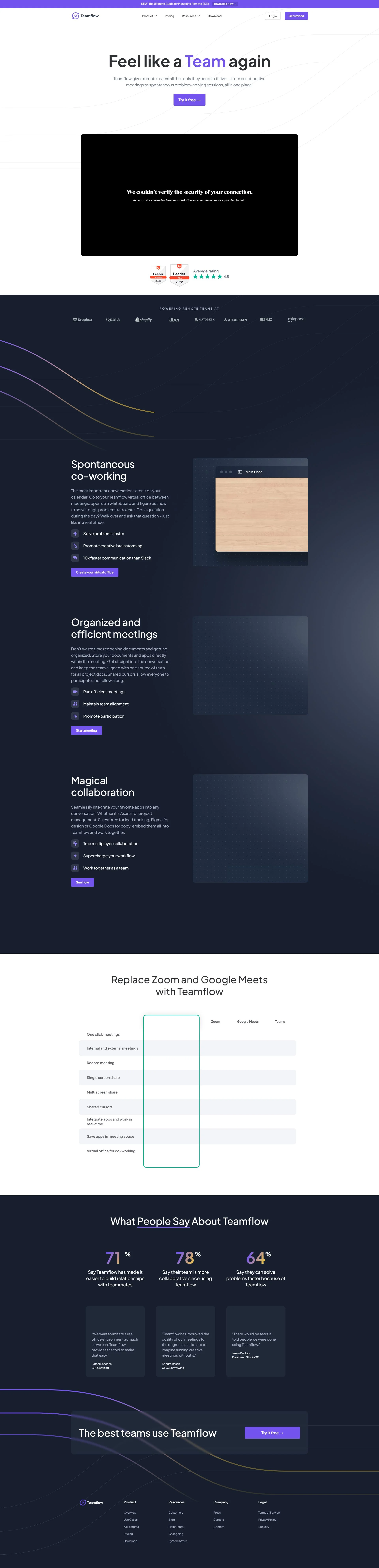 teamflowhq.com screenshot