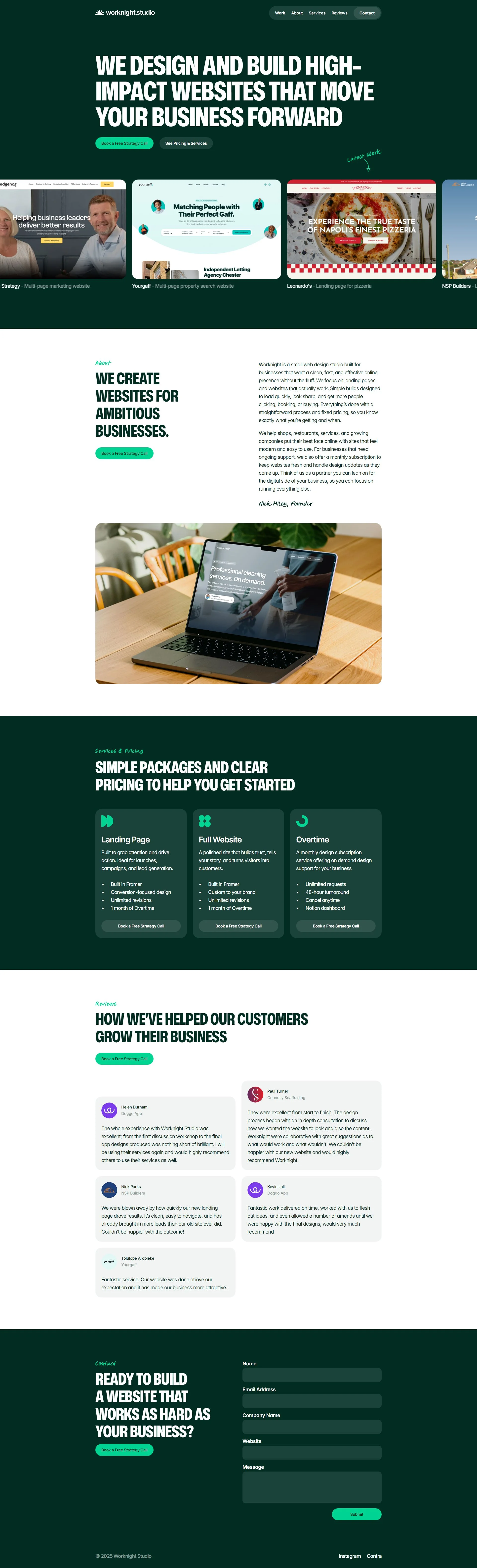 Worknight Studio screenshot