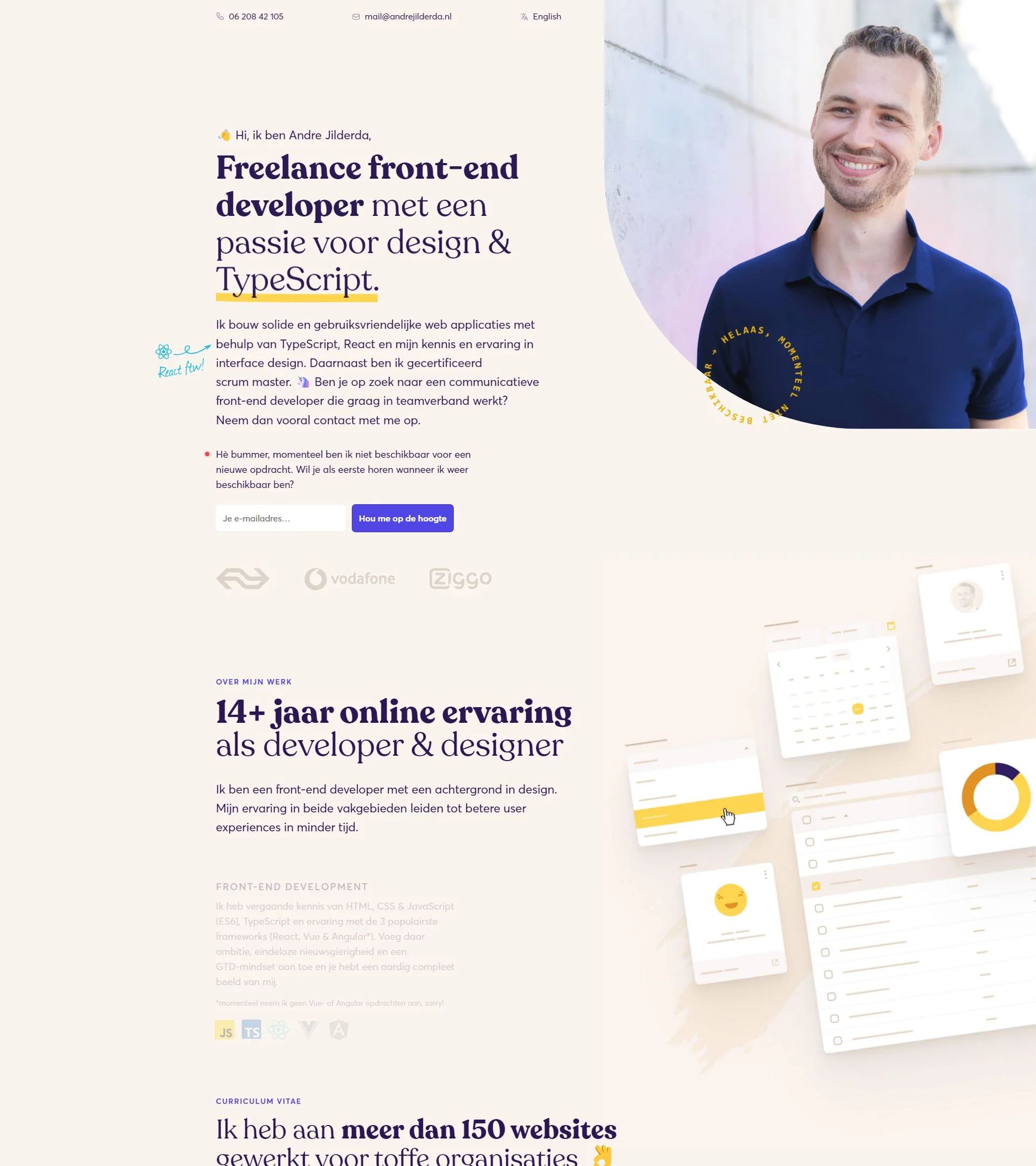 andrejilderda.nl homepage