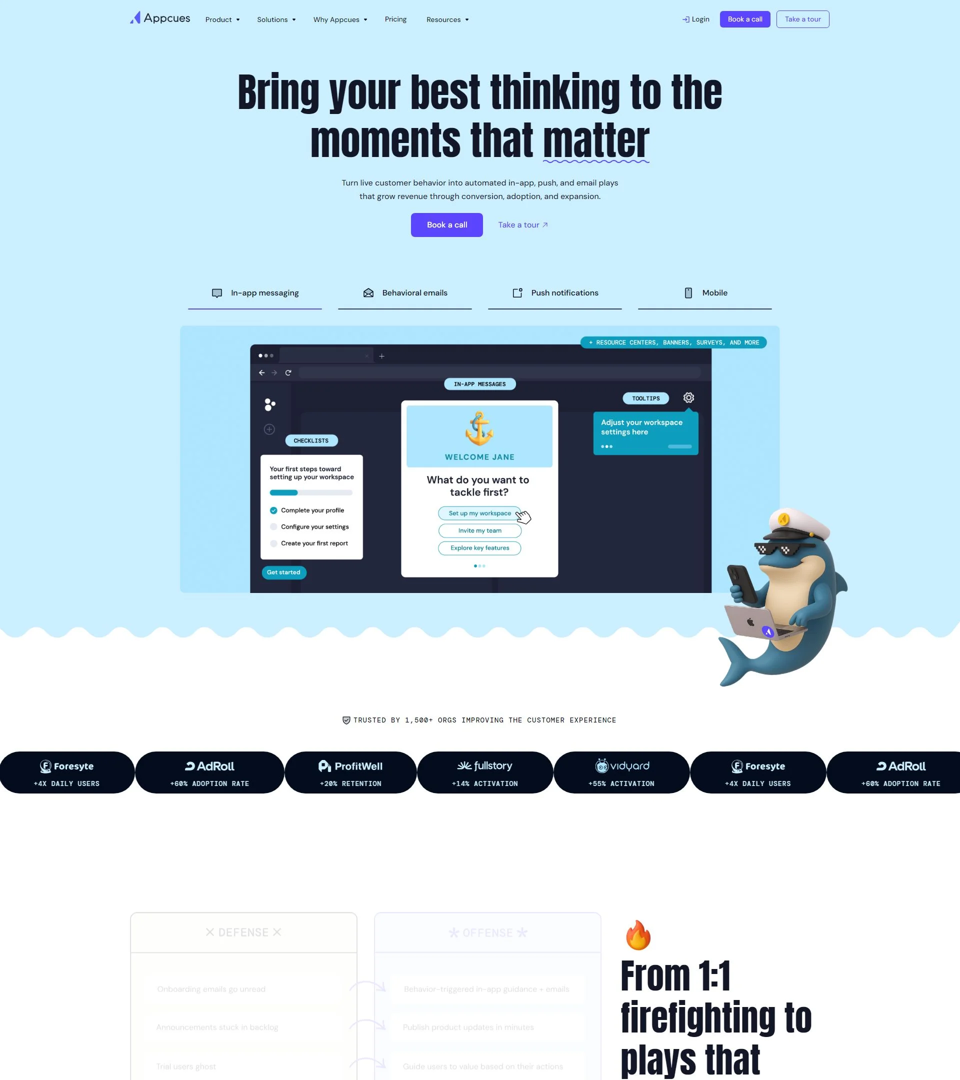 appcues.com homepage