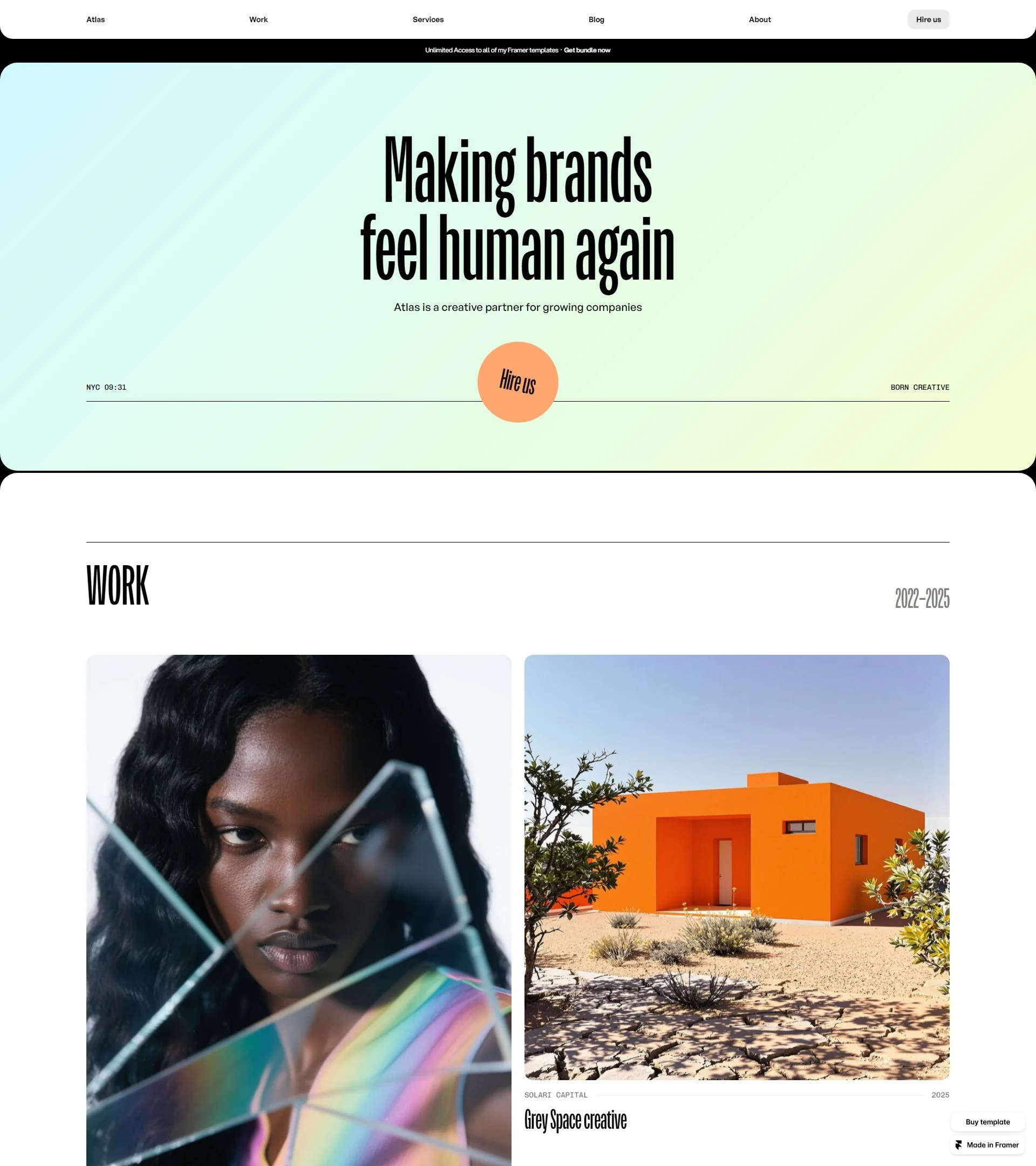 Atlas Studio background