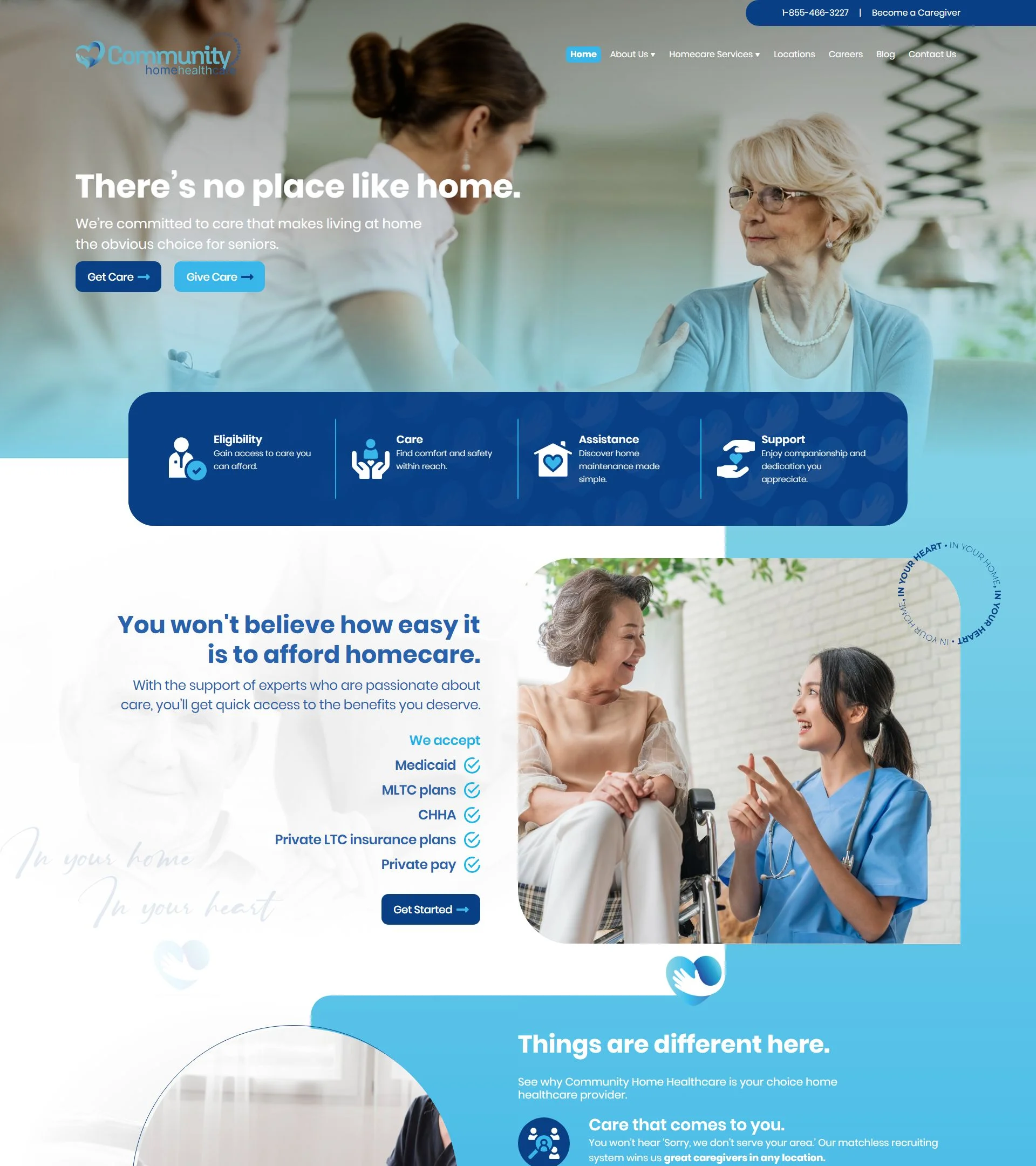 commhealthcare.com homepage