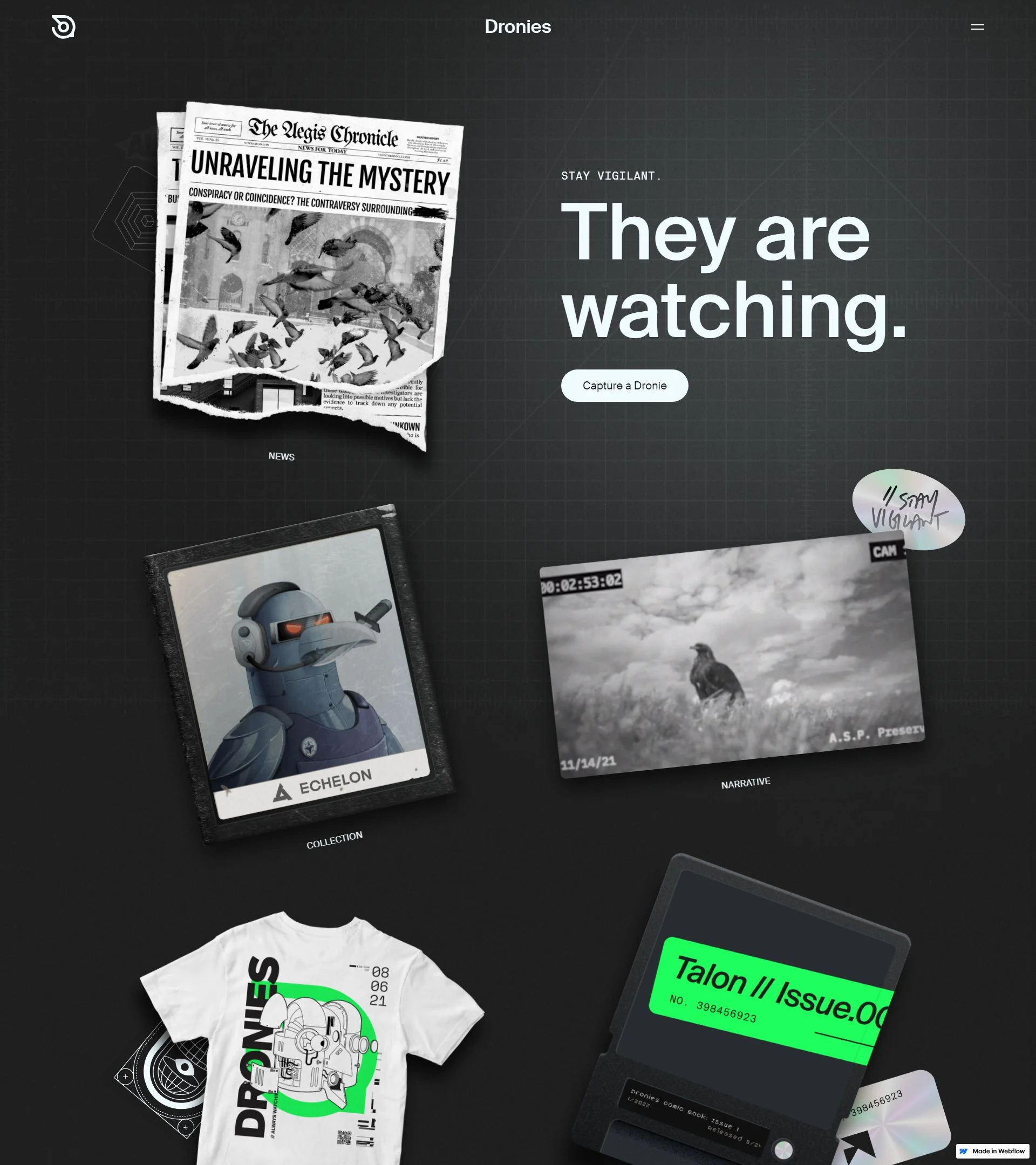 droniesnft.com homepage