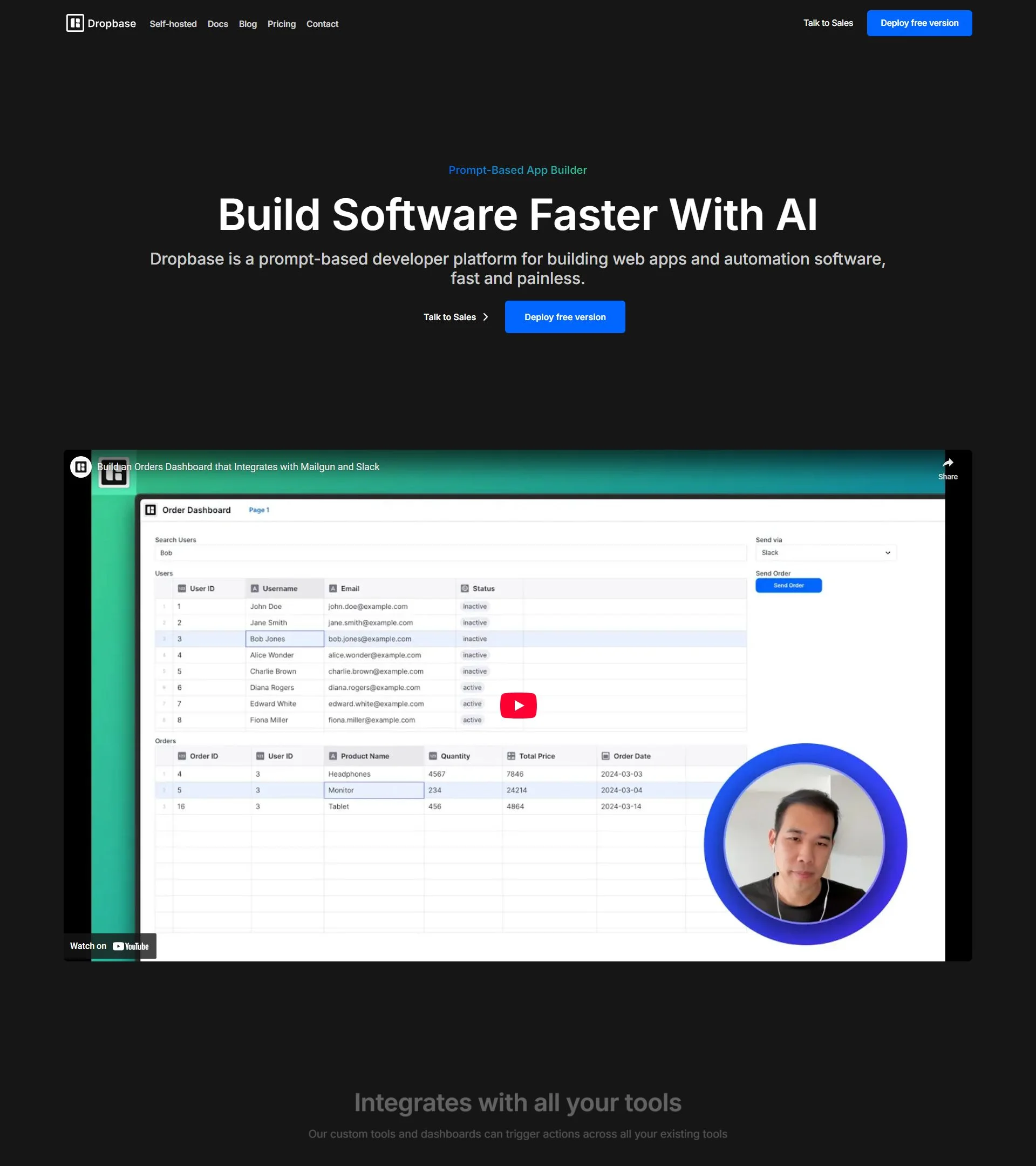 dropbase.io background