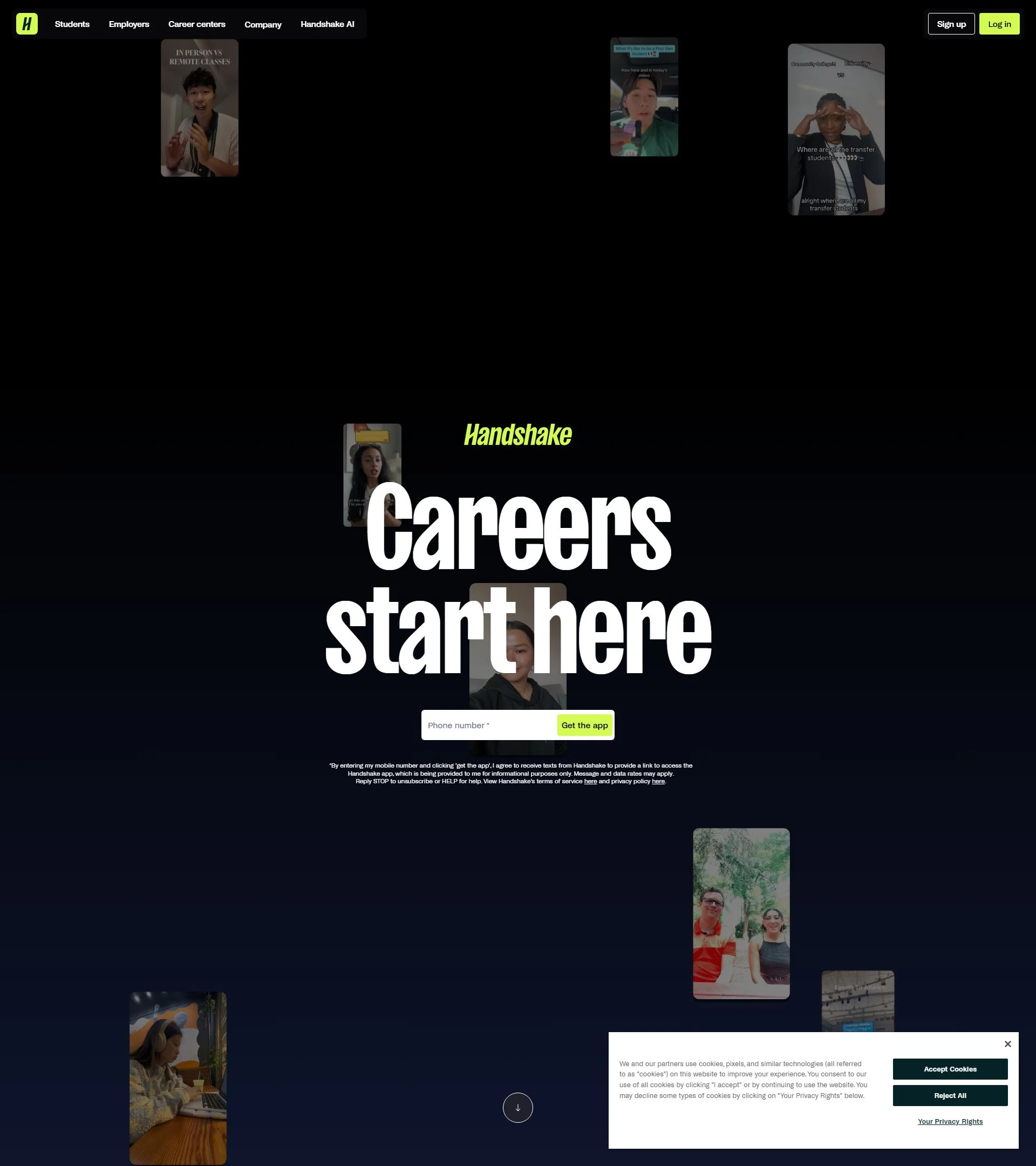 Handshake background