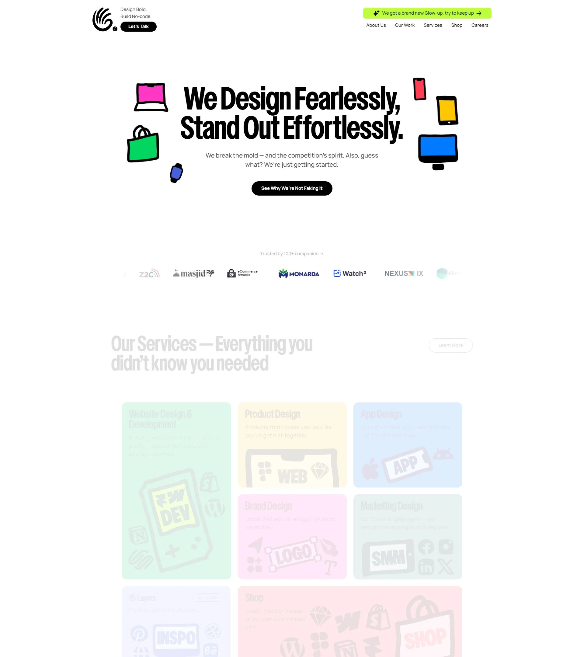 HiPortfolio homepage