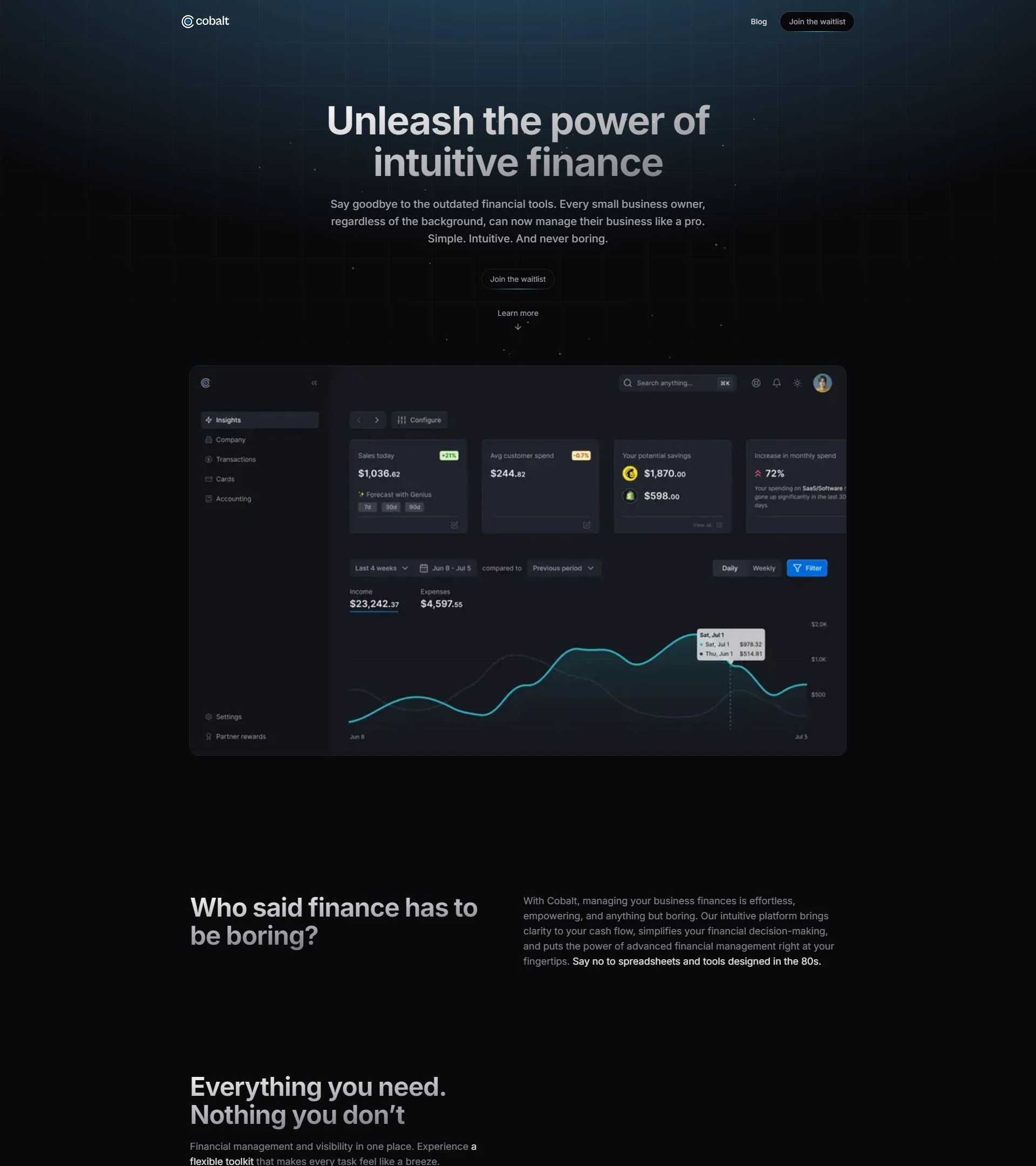 joincobalt.com homepage