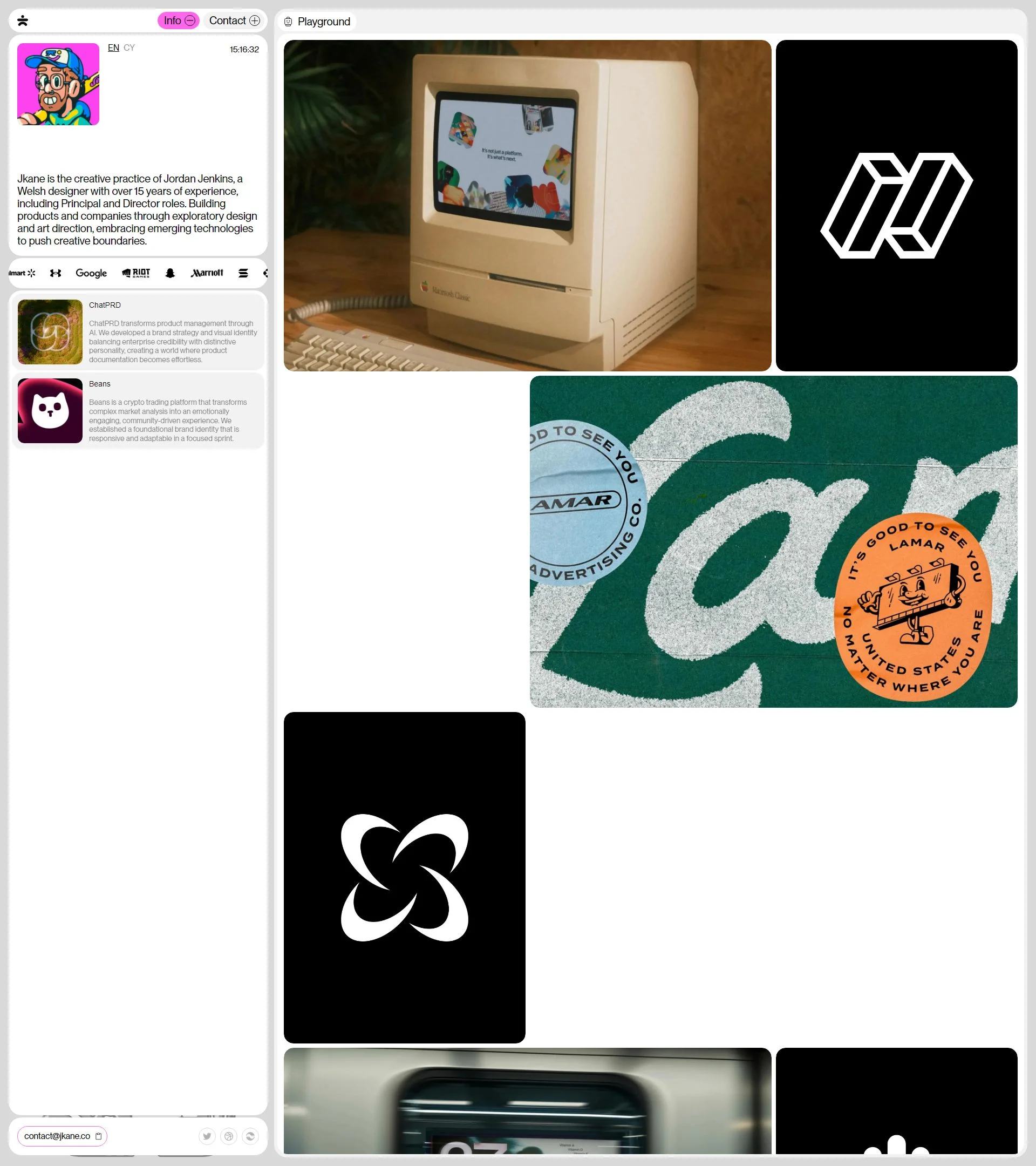 Jordan Jenkins homepage