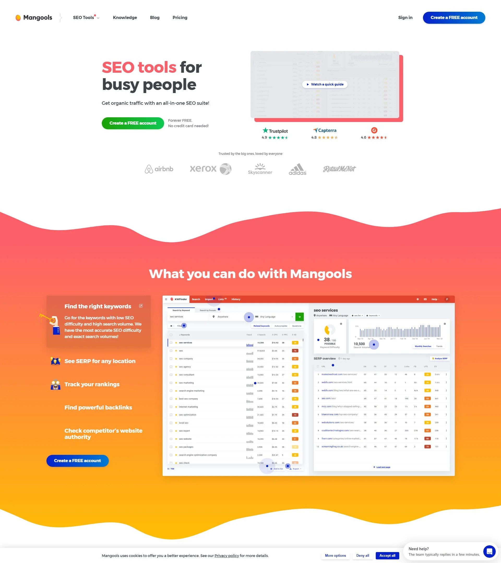 mangools.com background