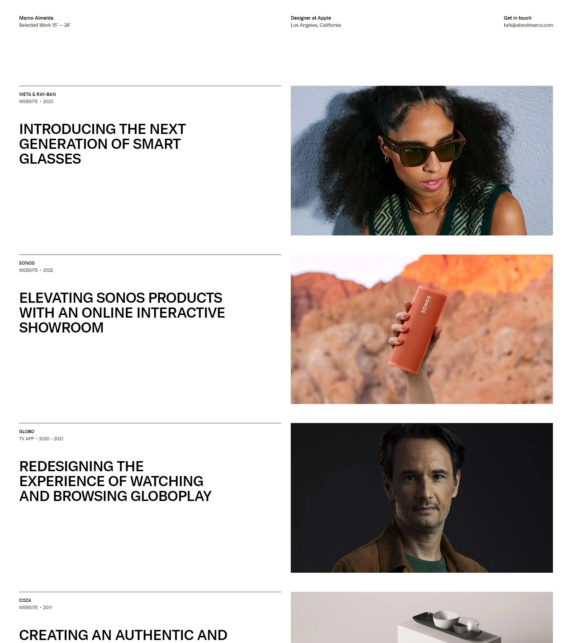 Marco Almeida homepage