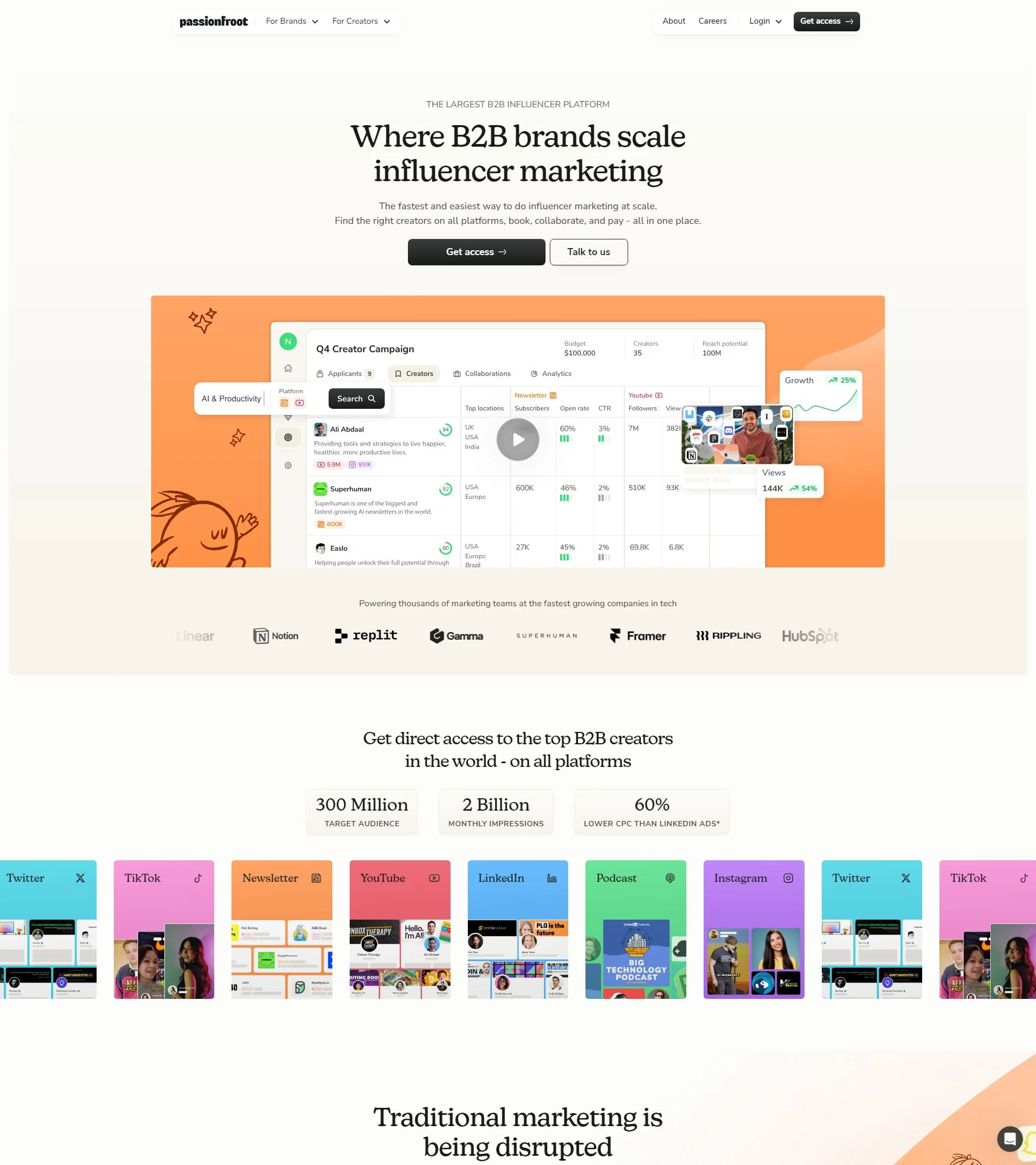 Passionfroot background