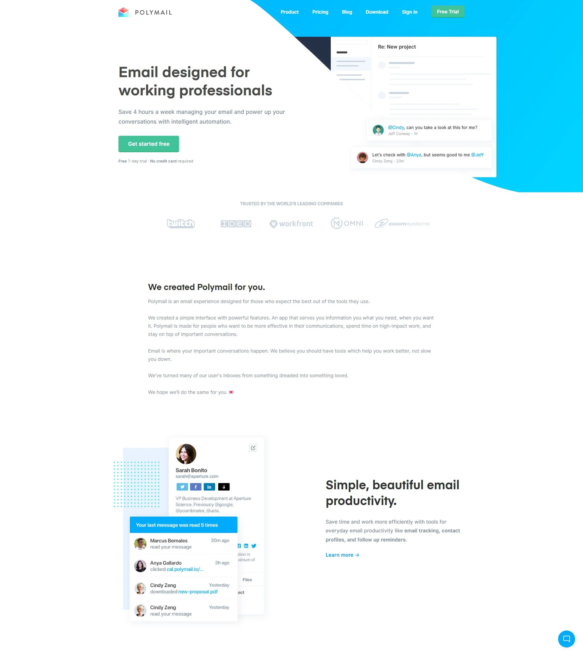 polymail.io background