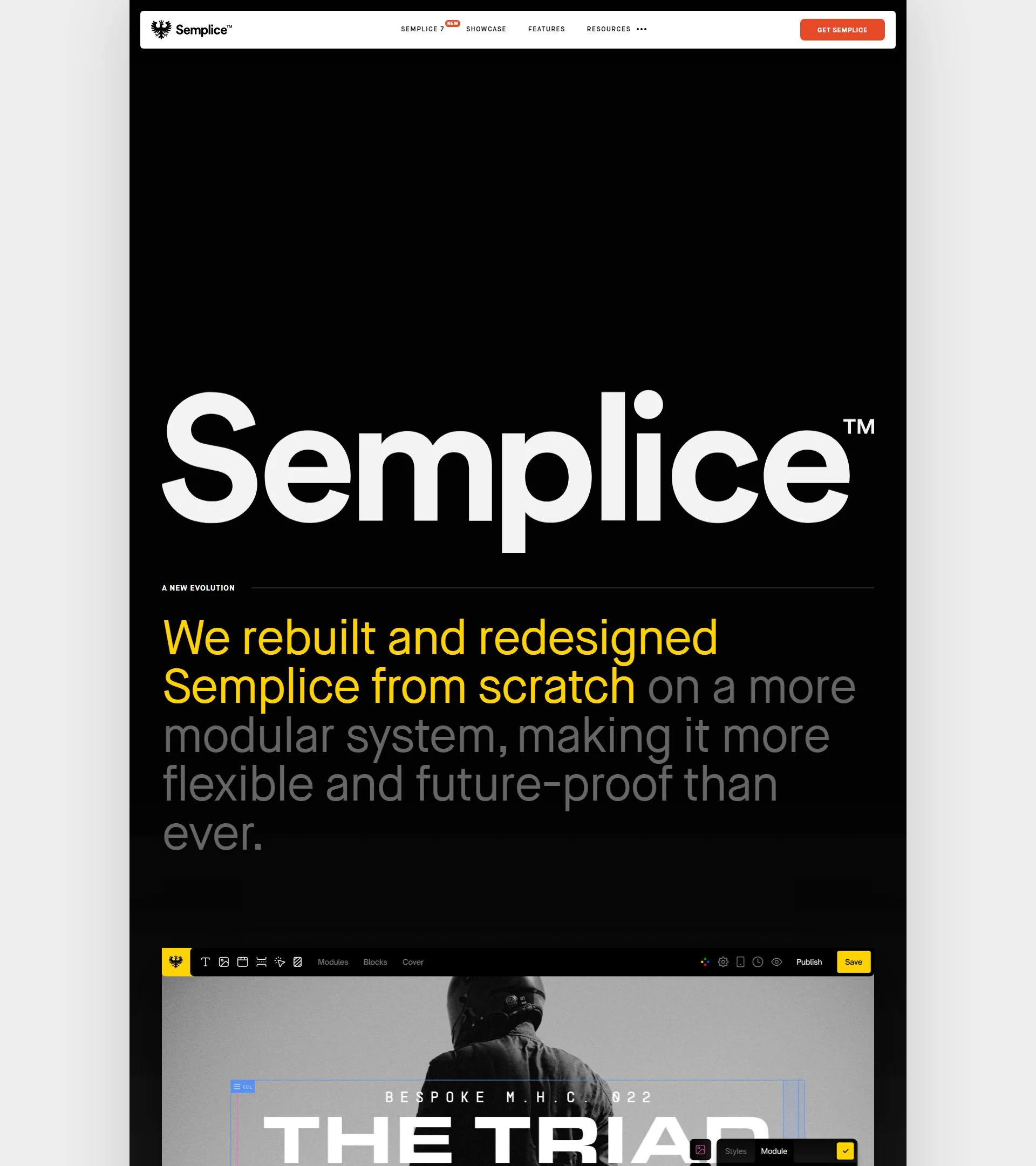 Semplice V7 background