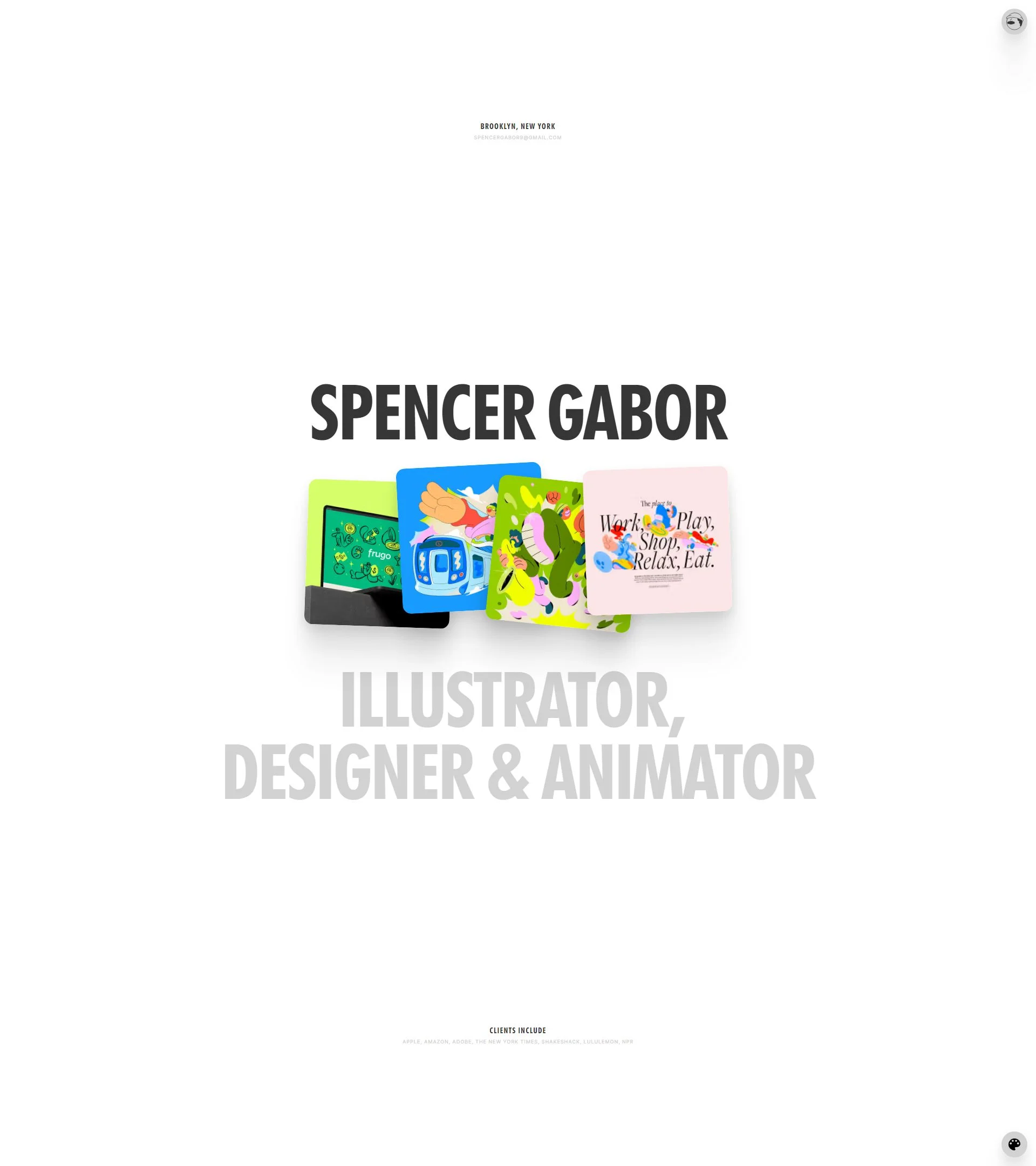 Spencer Gabor homepage