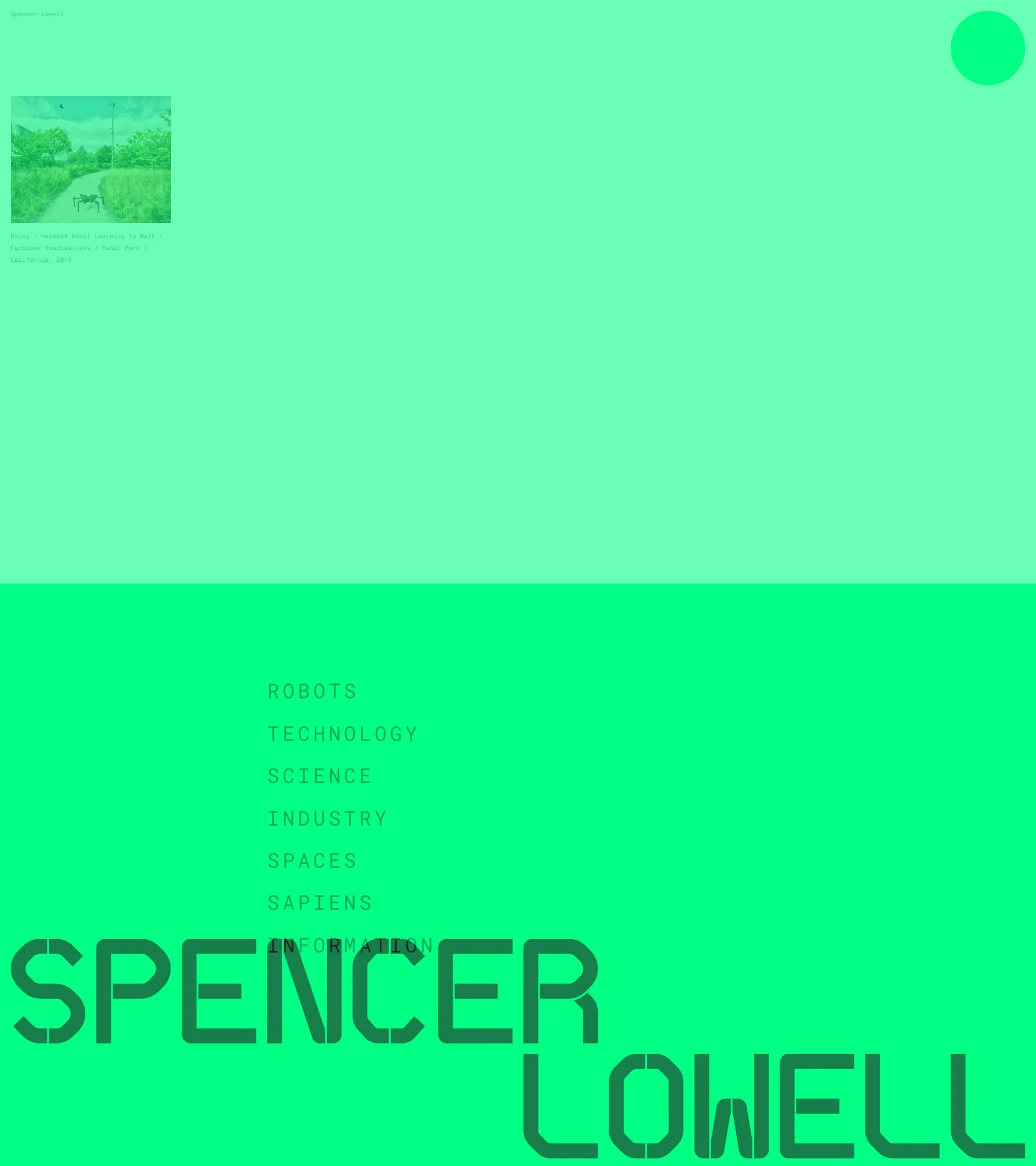 Spencer Lowell homepage