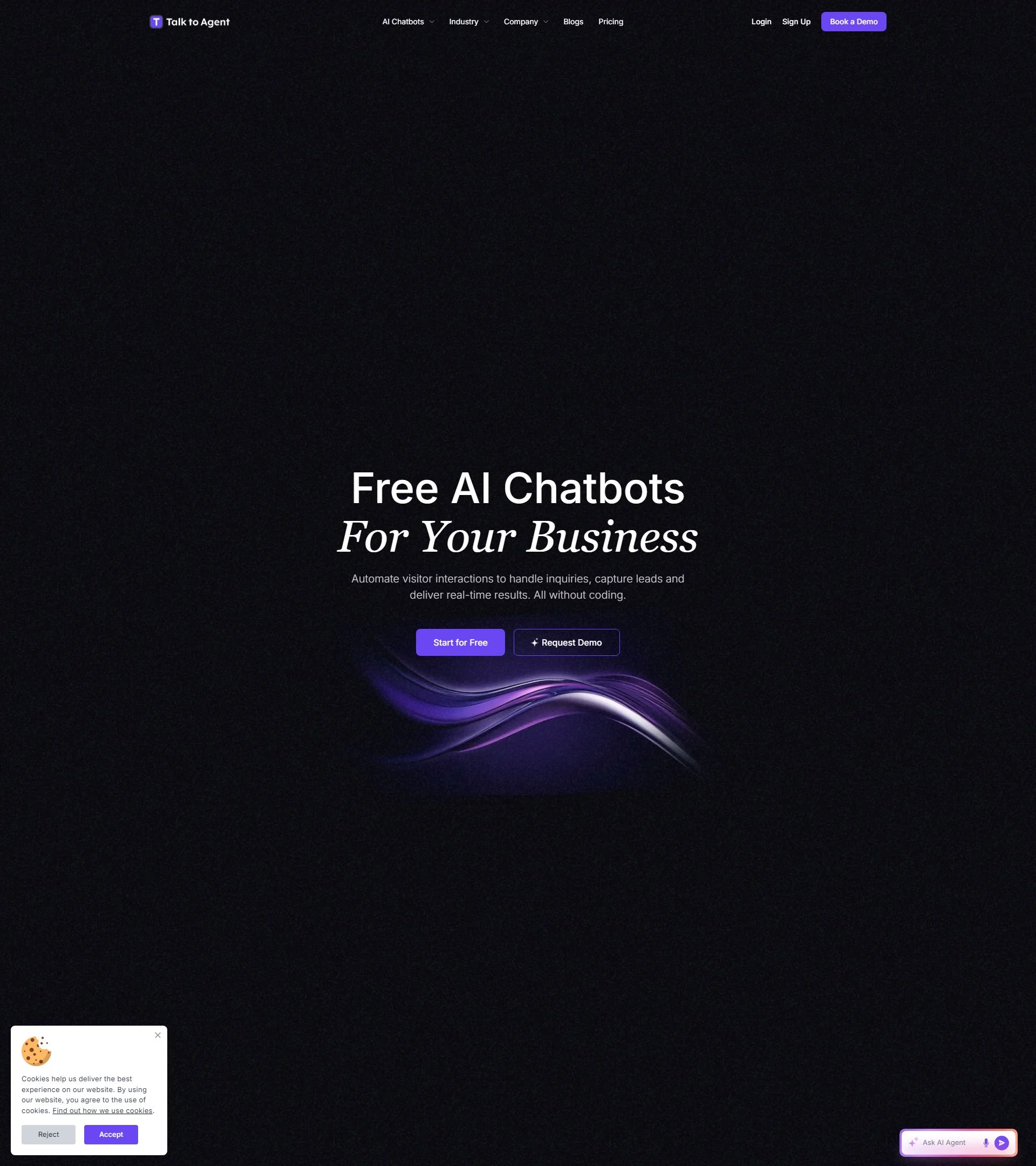 TalkToAgent background