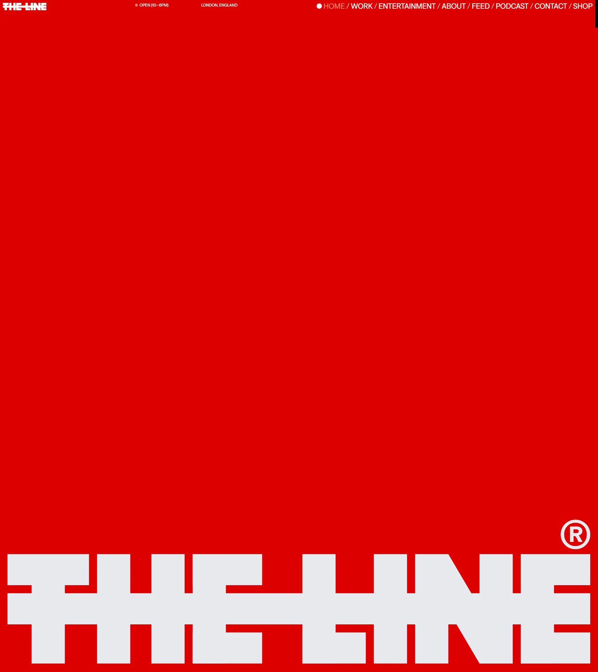 The Line Studio background