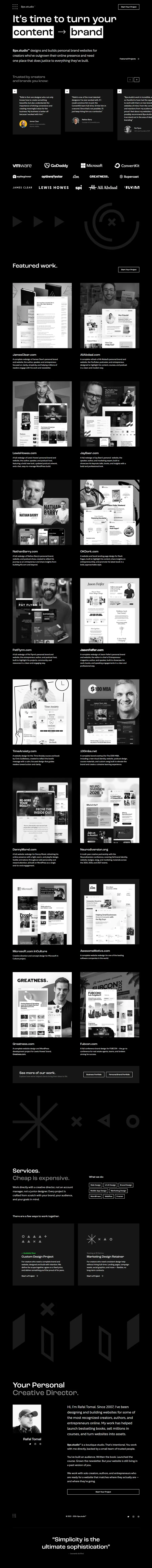 8px.studio full-page screenshot