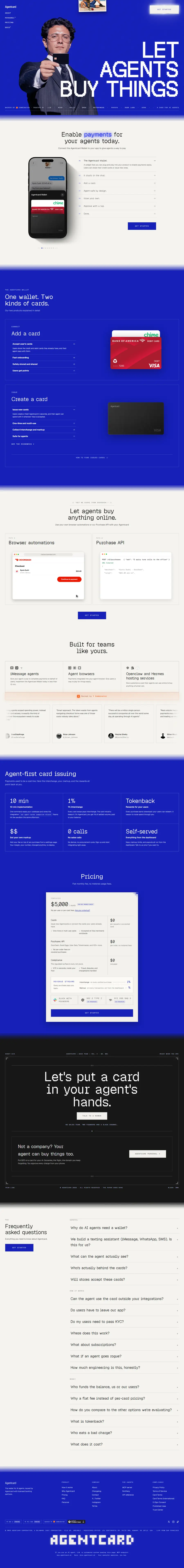 agentcard.sh full-page screenshot
