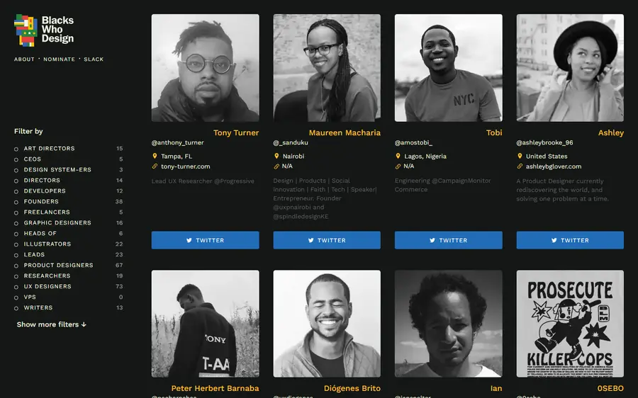 blackswho.design full-page screenshot