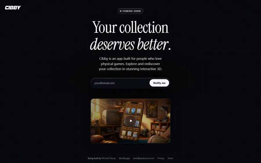 cibby.app full-page screenshot