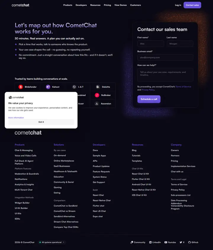 Contact full-page screenshot