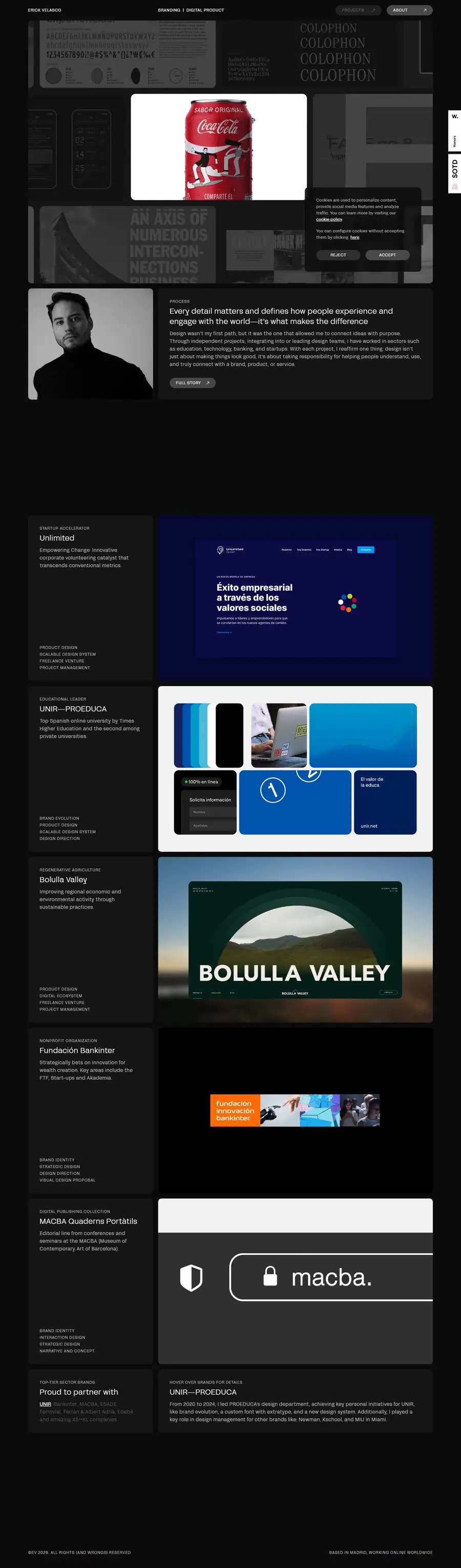 erickvelasco.com full-page screenshot