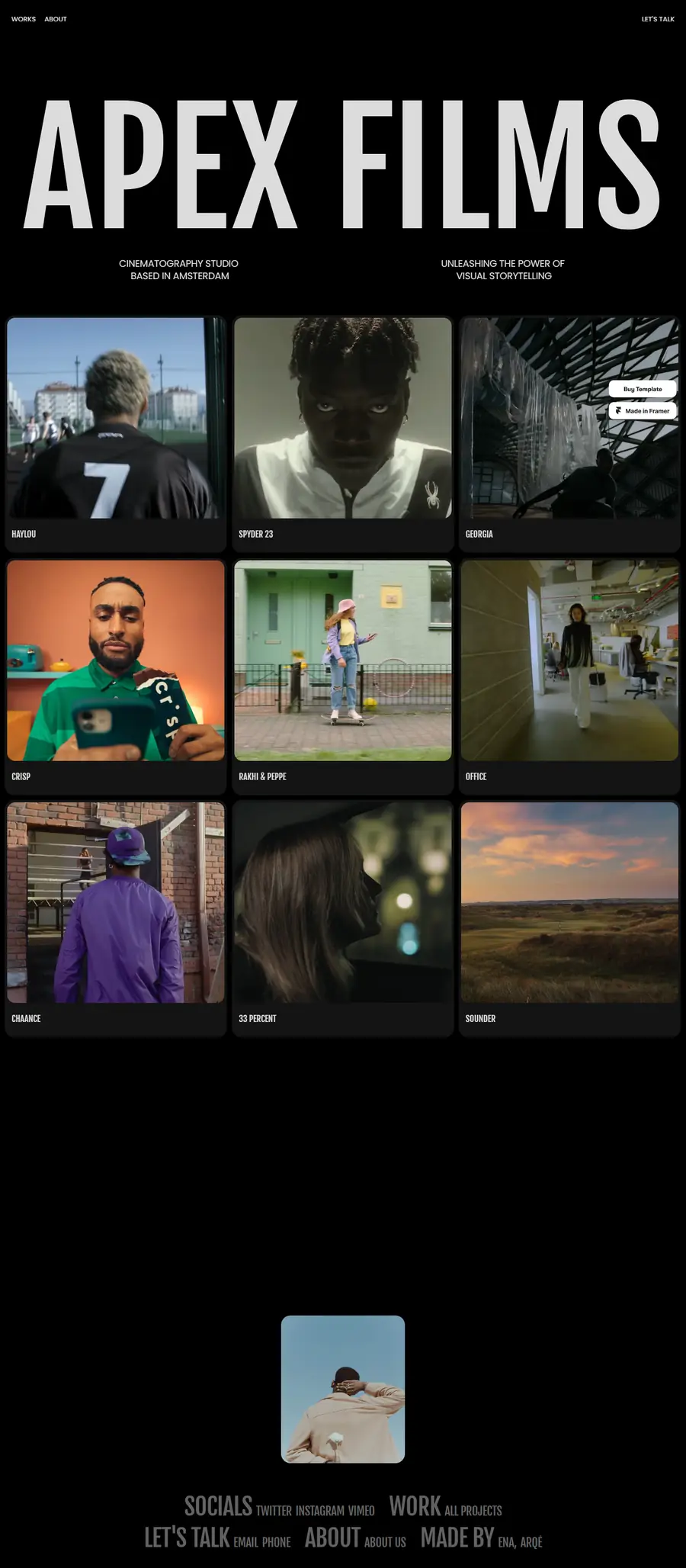 framer.website full-page screenshot
