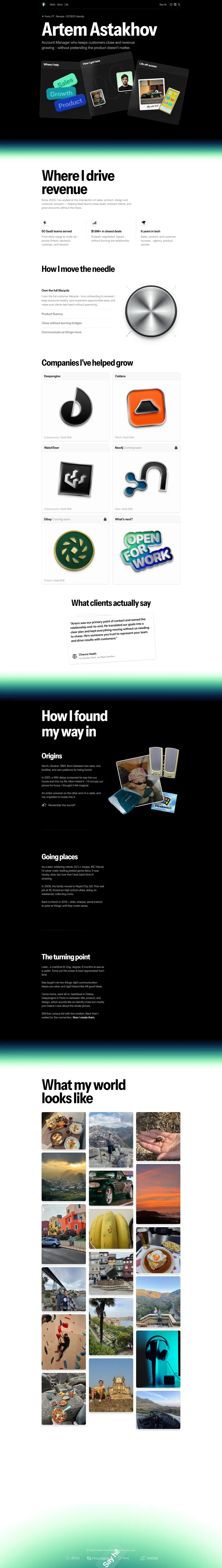 hiartem.com full-page screenshot