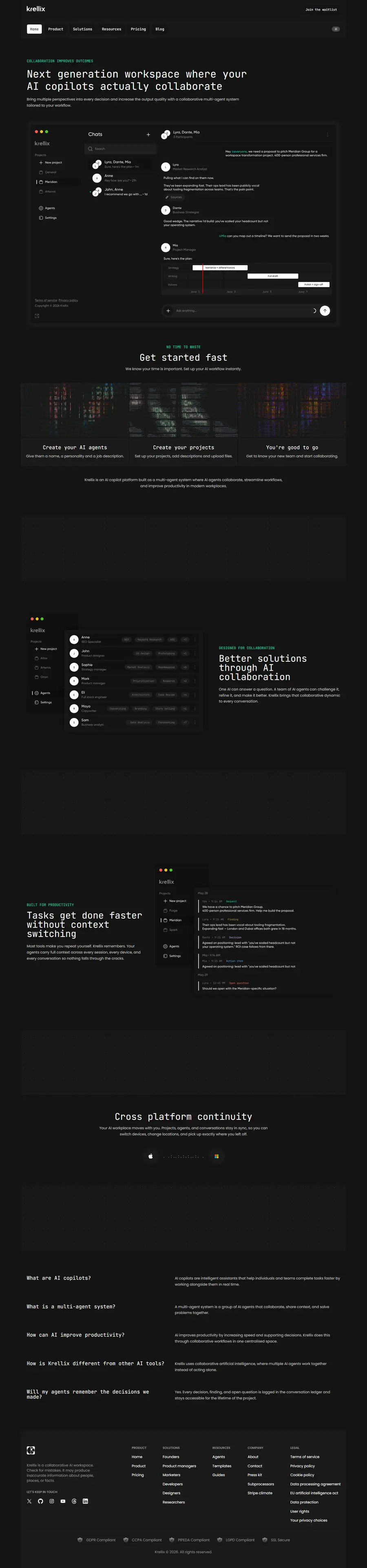 krellixlabs.com full-page screenshot