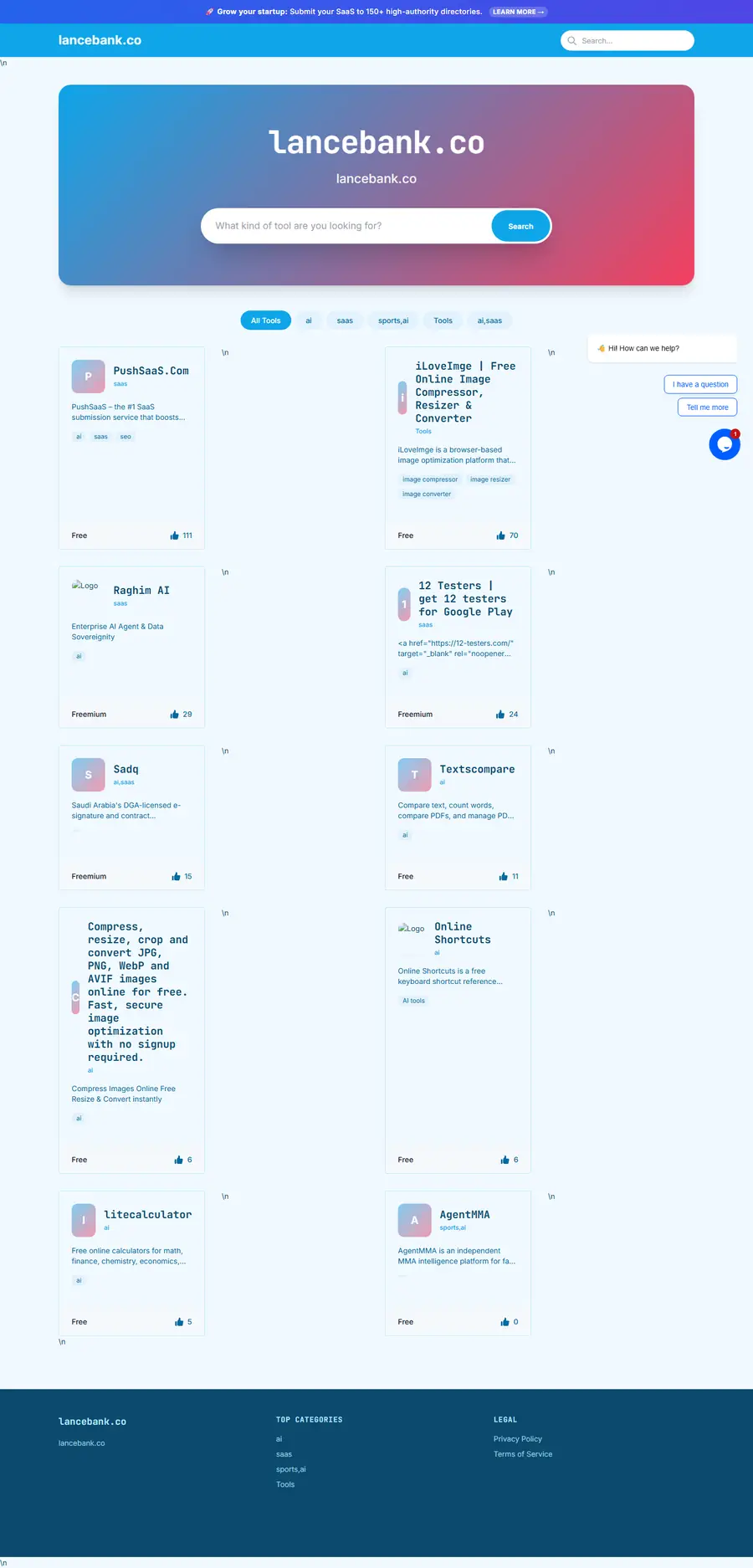 lancebank.co full-page screenshot