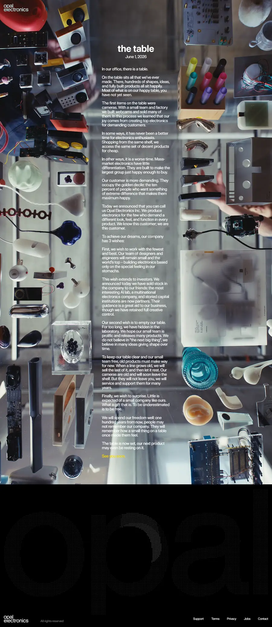 op.al full-page screenshot