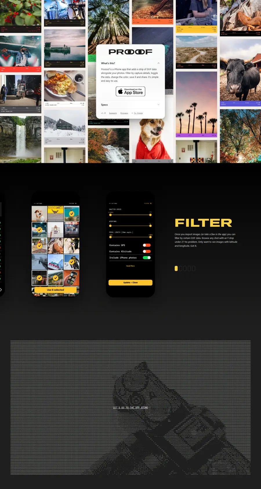 proooof.app full-page screenshot