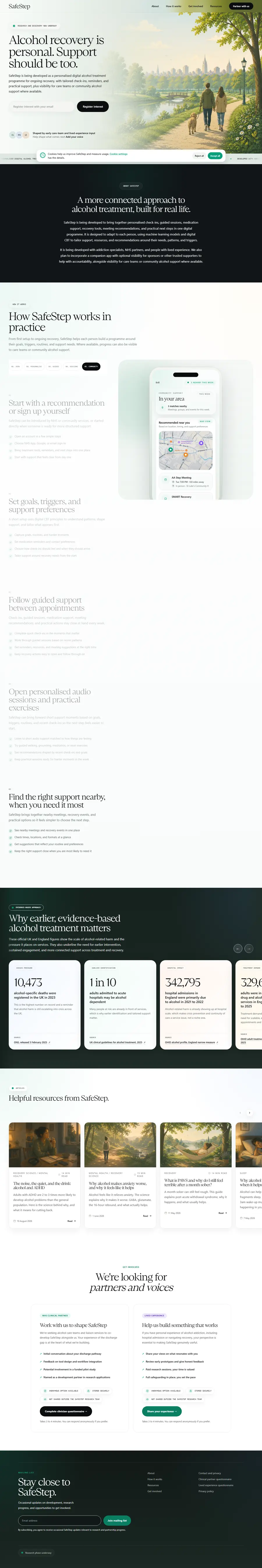 safestep.org.uk full-page screenshot