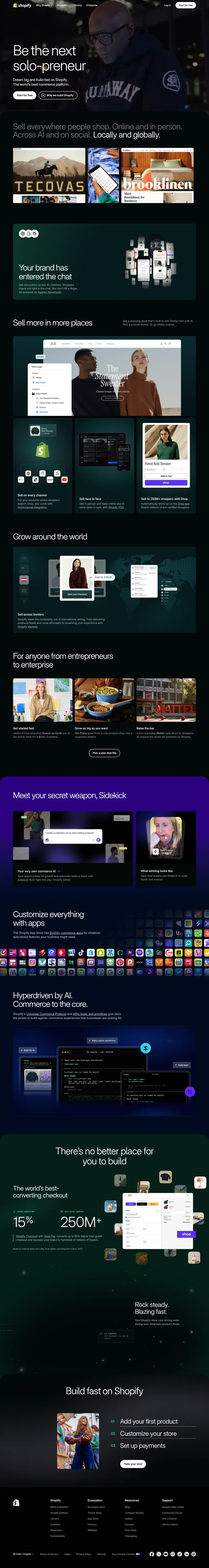 shopify.com full-page screenshot